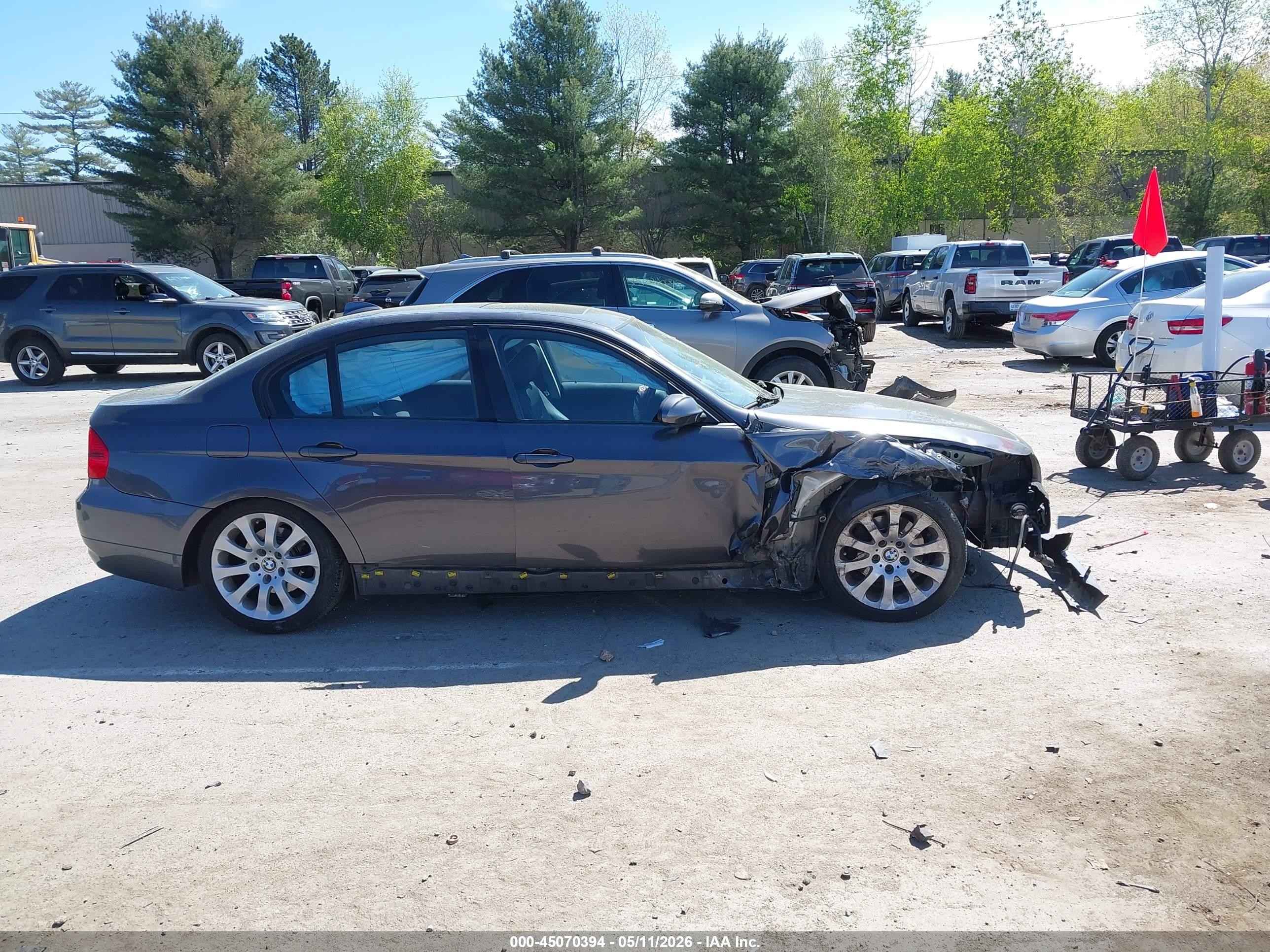 2008 Bmw 328xi   Gray vin: WBAVC93508KZ73028