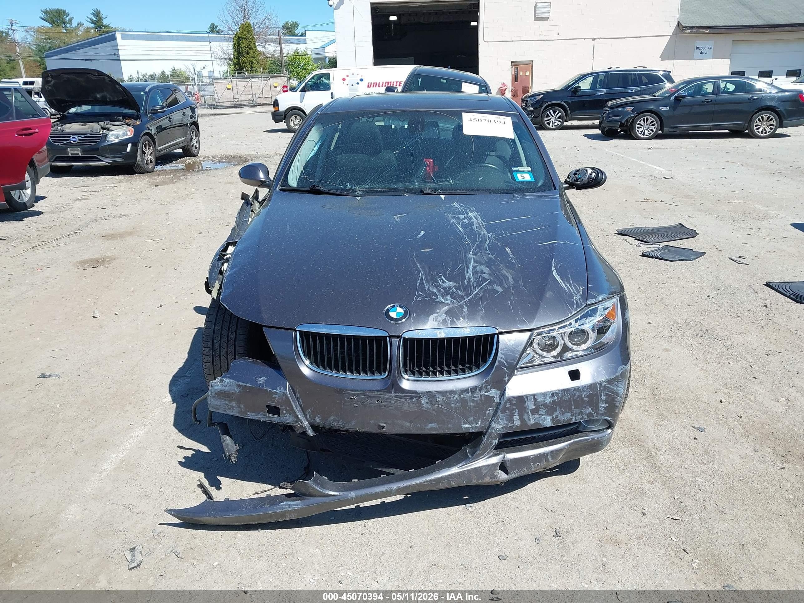 2008 Bmw 328xi   Gray vin: WBAVC93508KZ73028