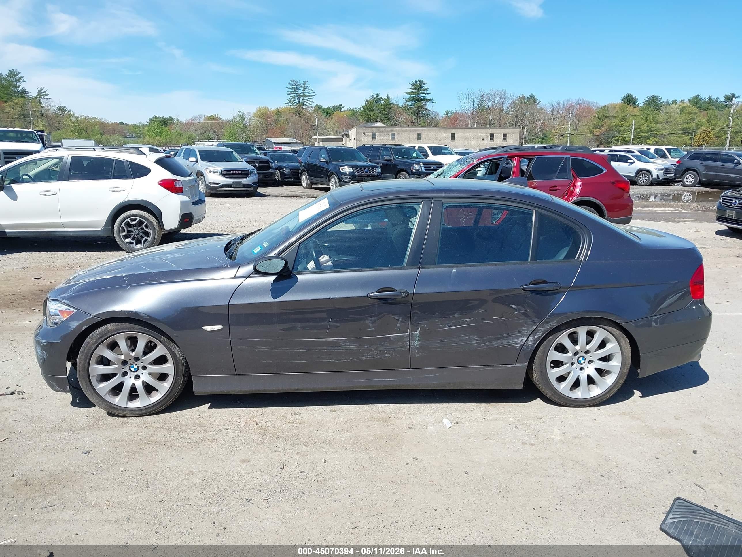2008 Bmw 328xi   Gray vin: WBAVC93508KZ73028