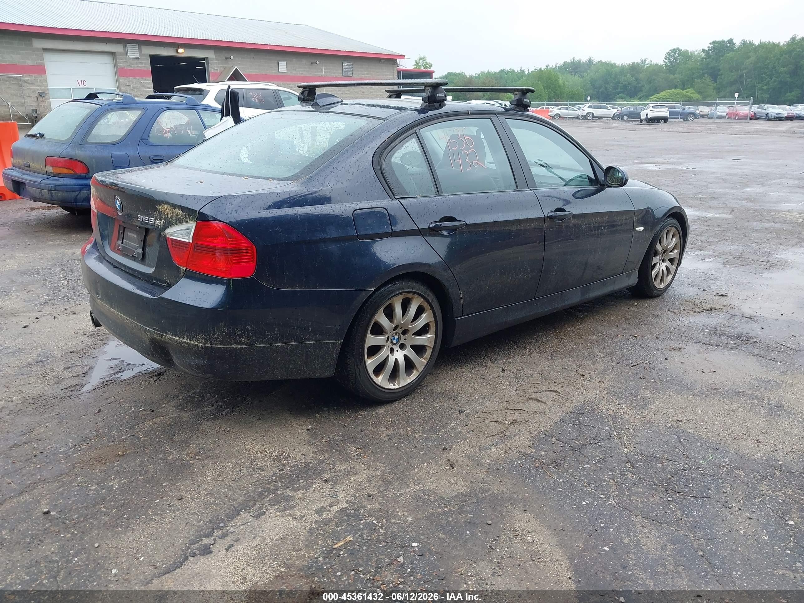 2008 Bmw 328xi   Синий vin: WBAVC93518KZ73328