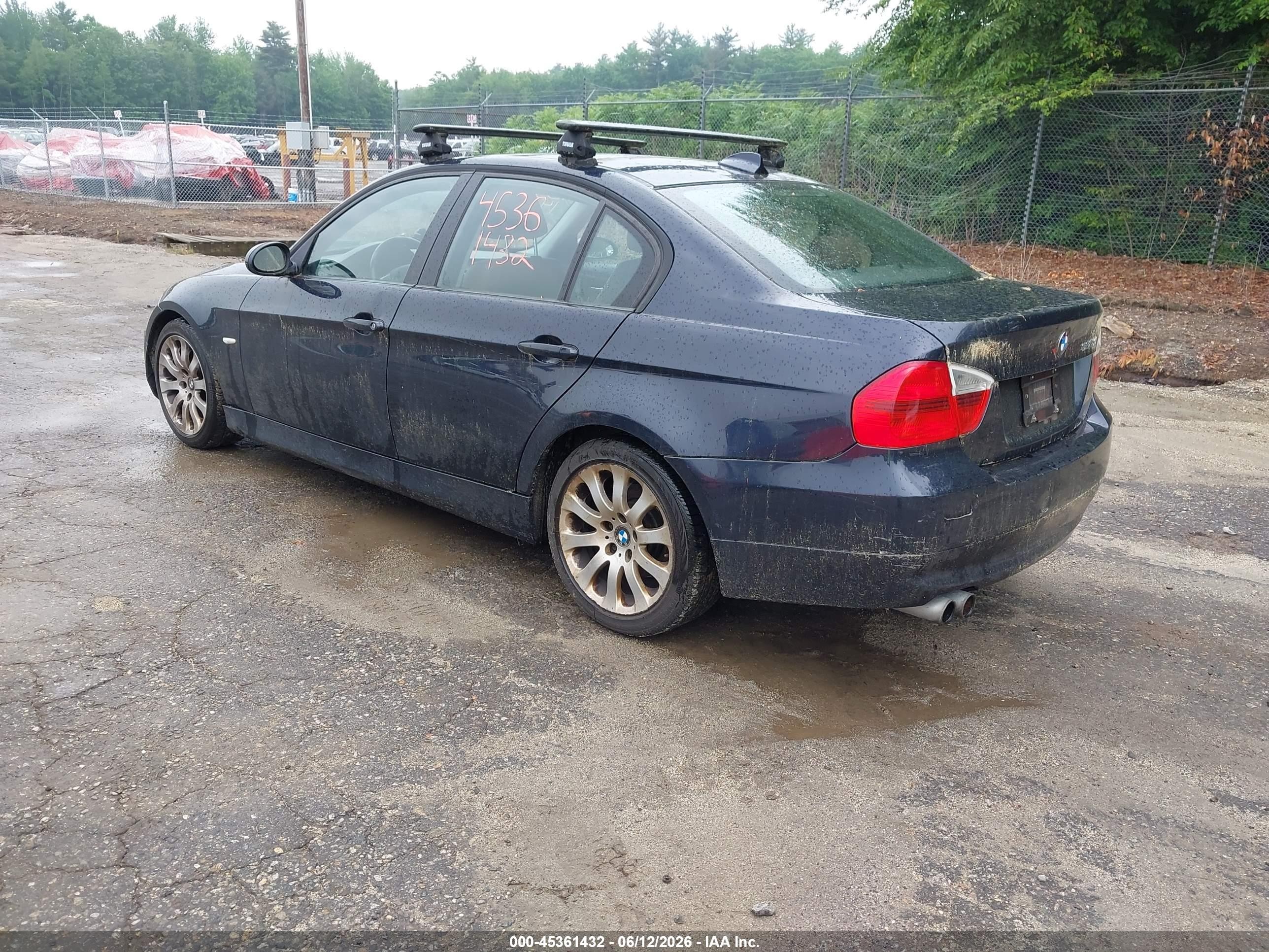 2008 Bmw 328xi   Синий vin: WBAVC93518KZ73328