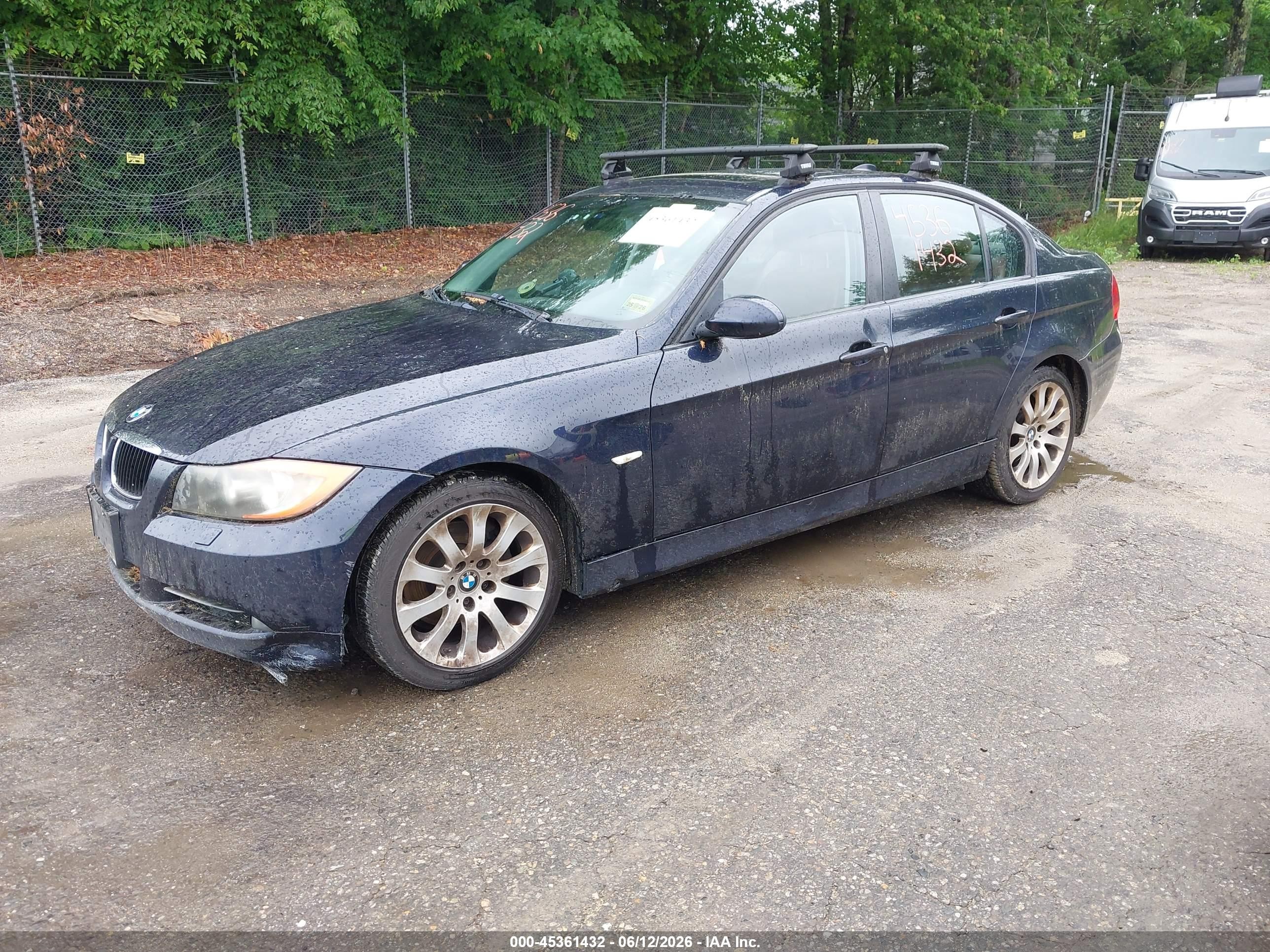 2008 Bmw 328xi   Синий vin: WBAVC93518KZ73328