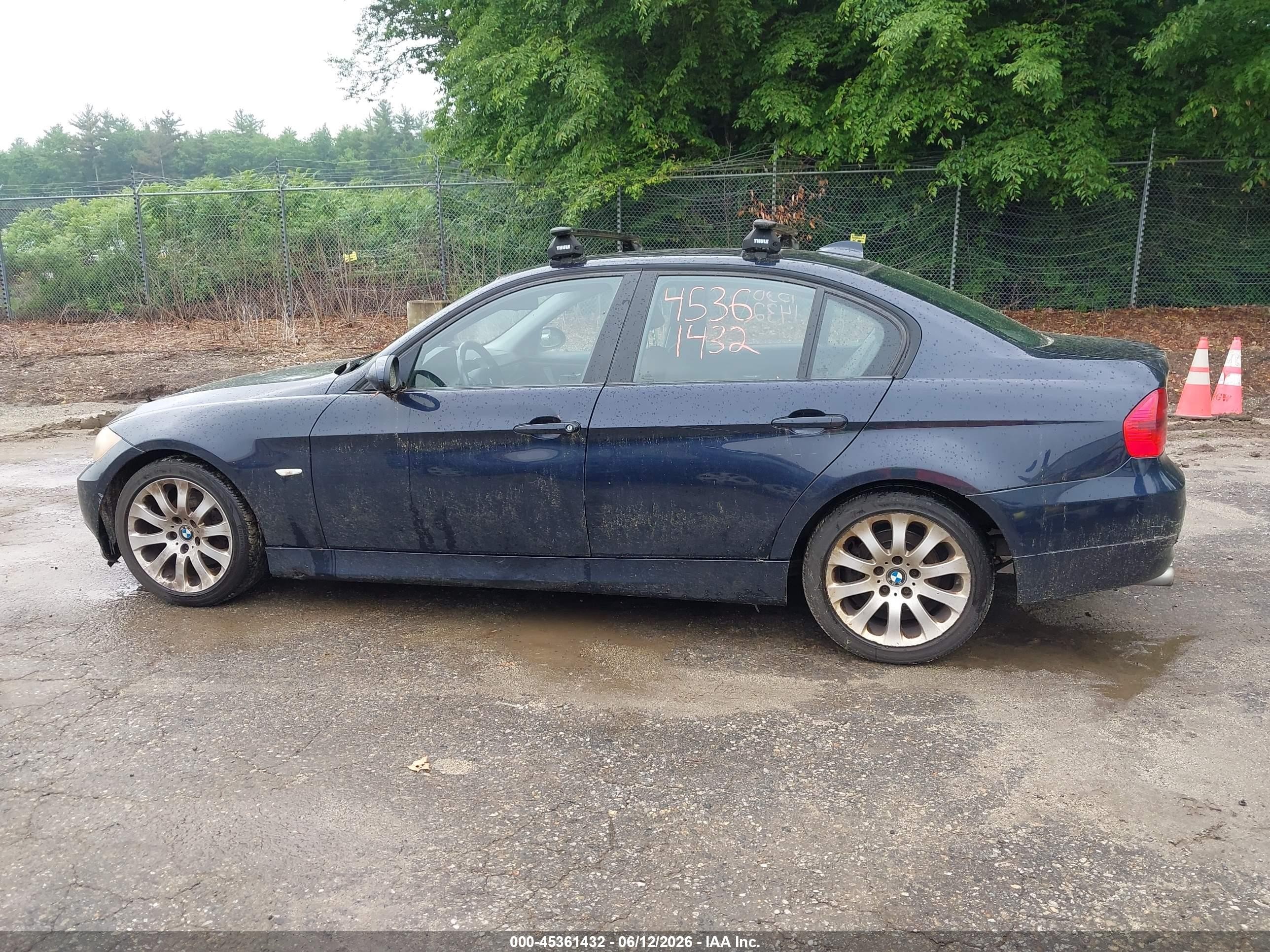 2008 Bmw 328xi   Синий vin: WBAVC93518KZ73328