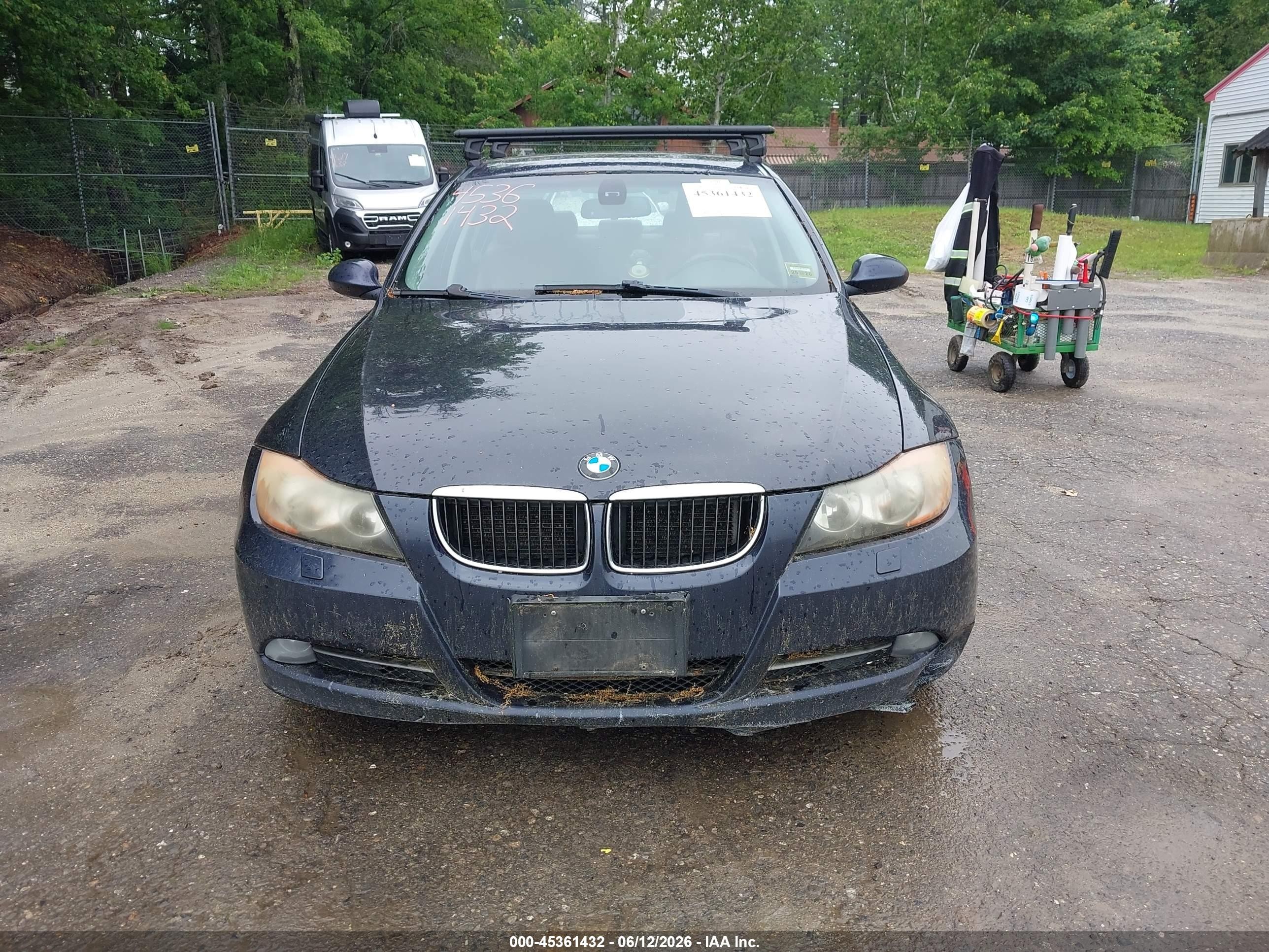 2008 Bmw 328xi   Синий vin: WBAVC93518KZ73328