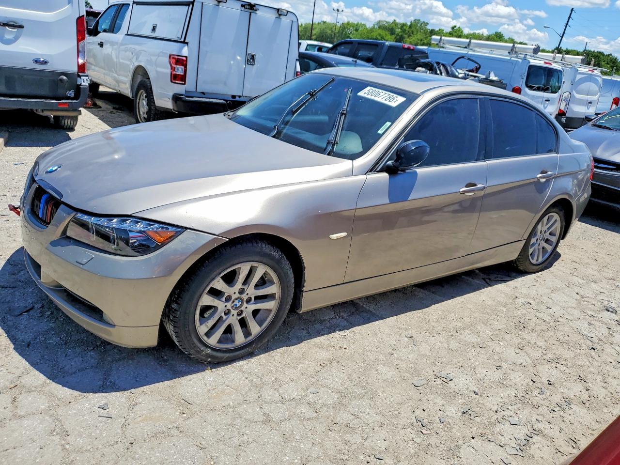 2007 Bmw 328 Xi Silver vin: WBAVC93527K034333