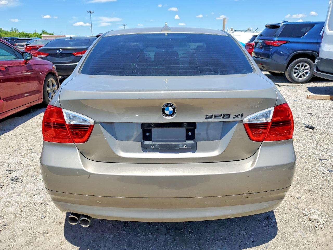 2007 Bmw 328 Xi Silver vin: WBAVC93527K034333
