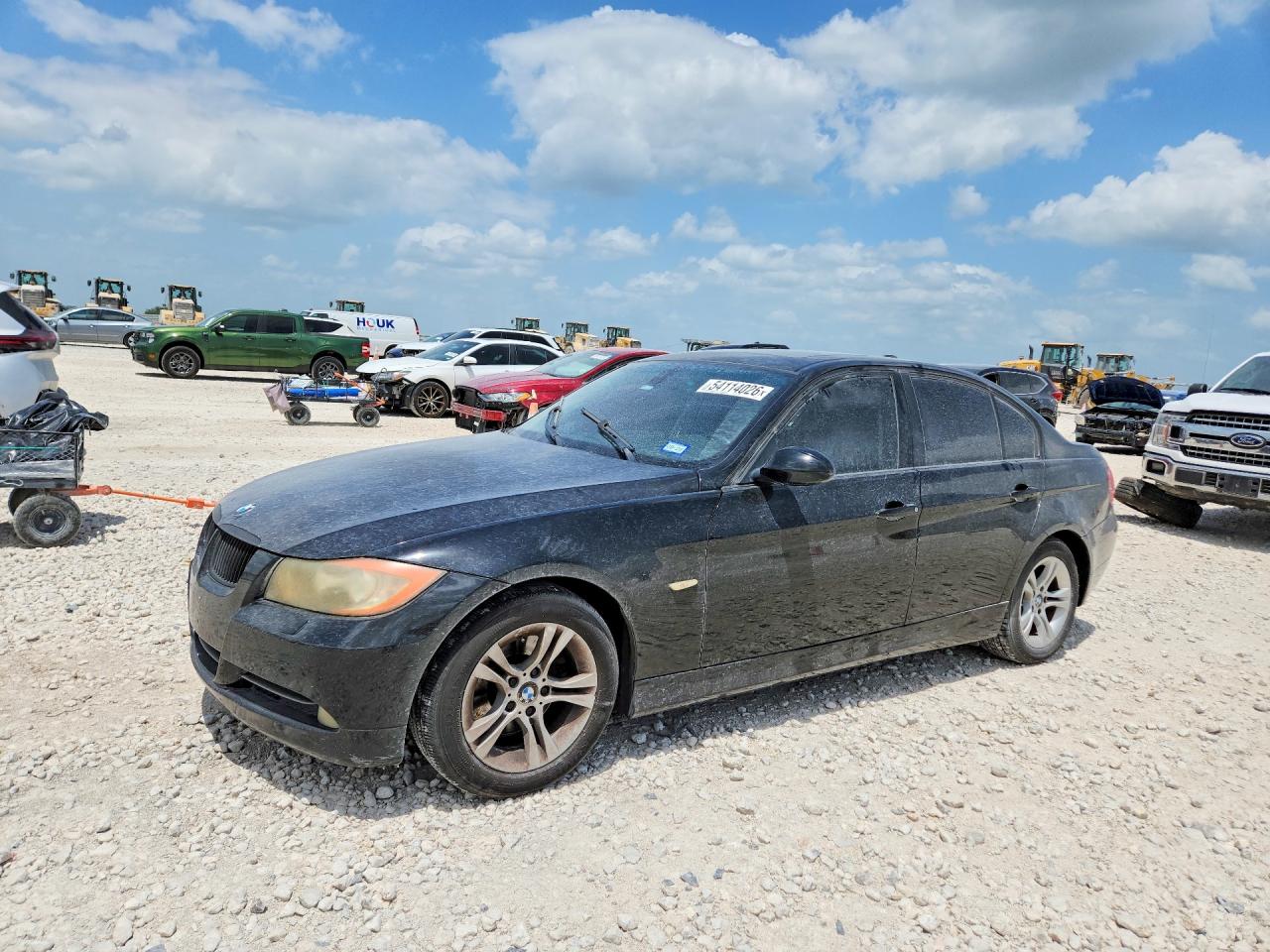 2008 Bmw 328 Xi Black vin: WBAVC93528K039713