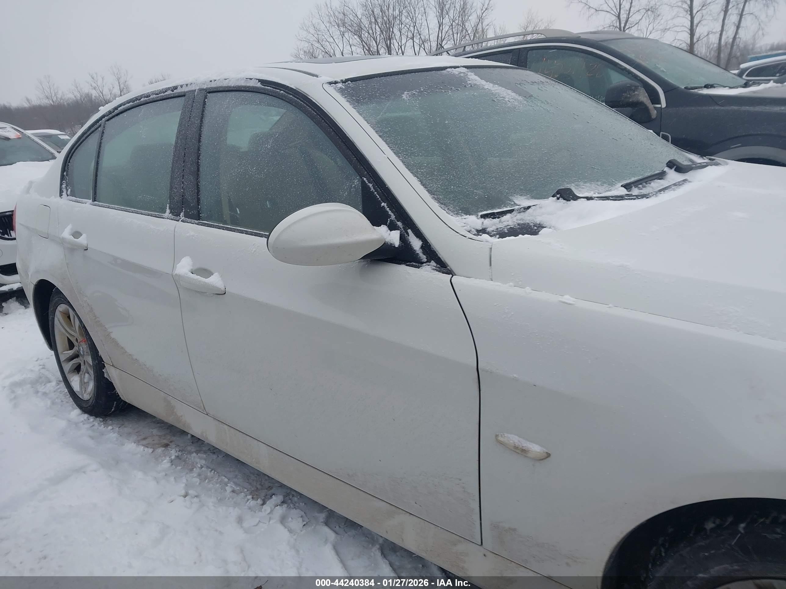 2008 Bmw 328xi   Белый vin: WBAVC93528K039873