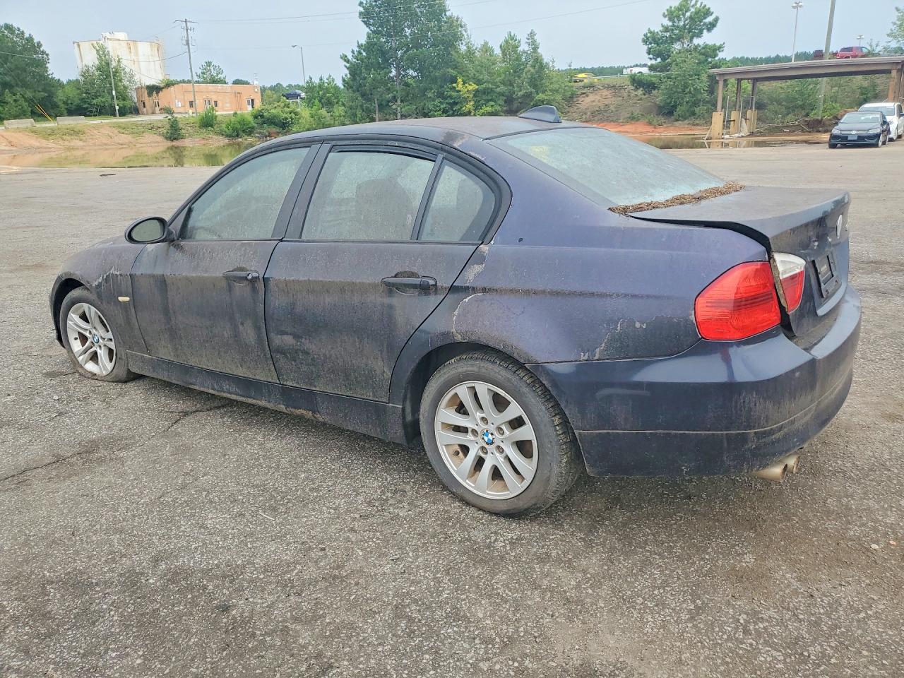2007 Bmw 328 Xi Blue vin: WBAVC93537KX56815