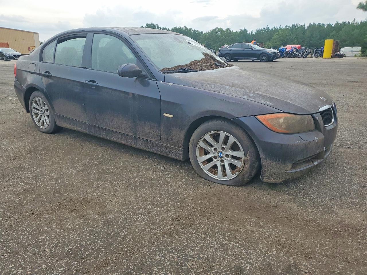2007 Bmw 328 Xi Blue vin: WBAVC93537KX56815