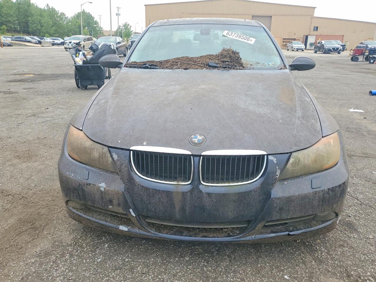 2007 Bmw 328 Xi Blue vin: WBAVC93537KX56815