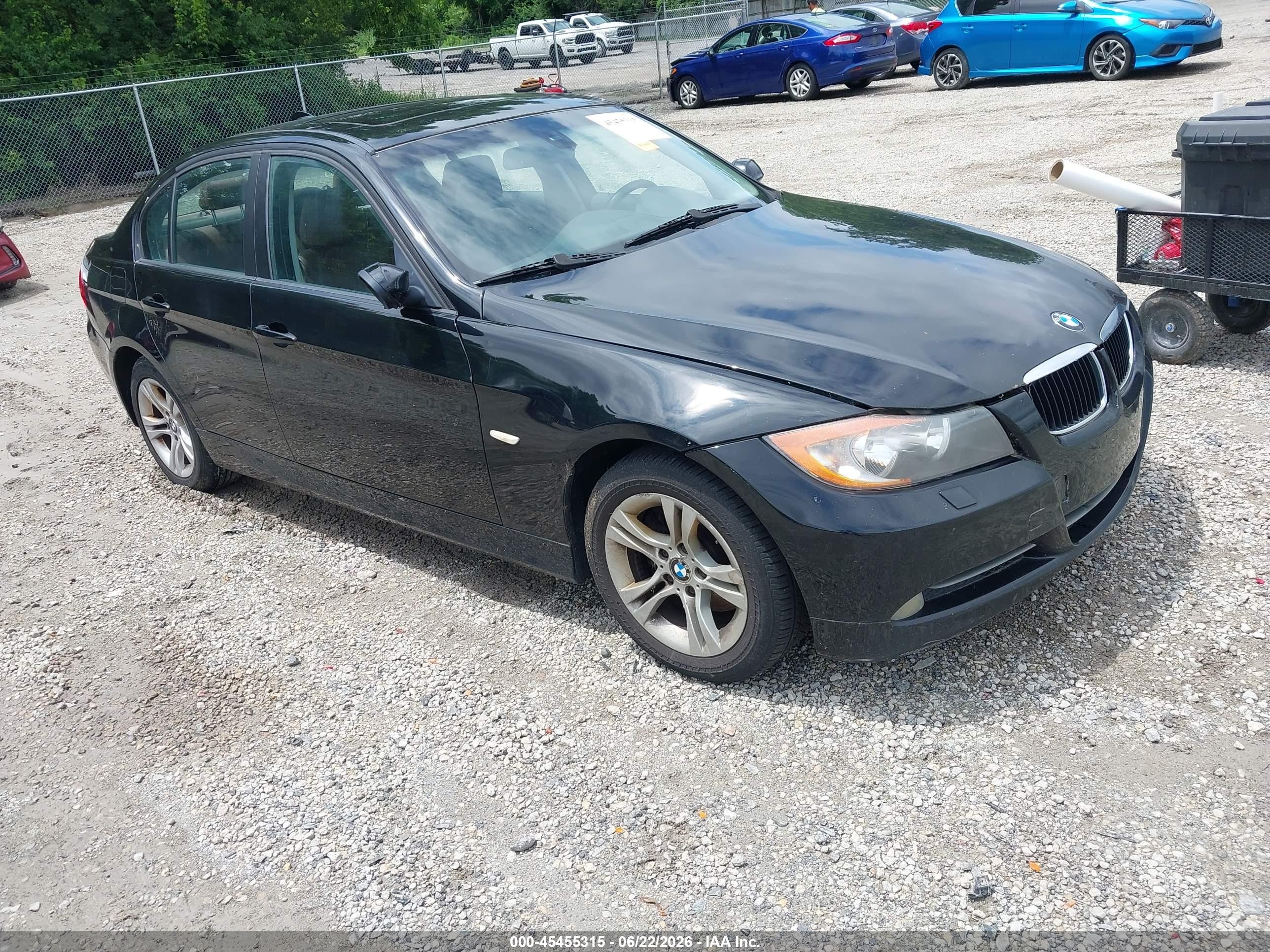 2008 Bmw 328xi   Black vin: WBAVC93538K037856