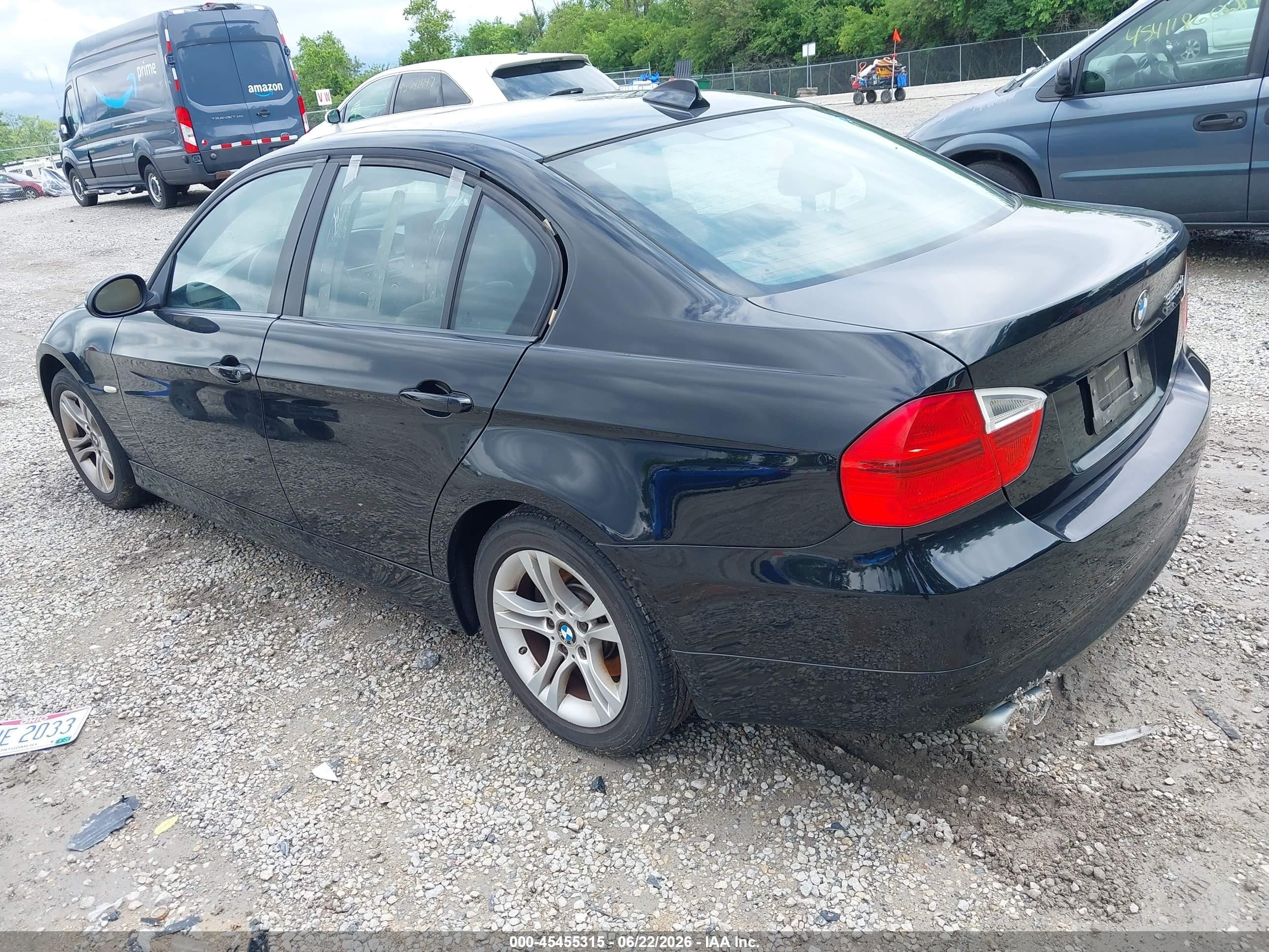 2008 Bmw 328xi   Черный vin: WBAVC93538K037856