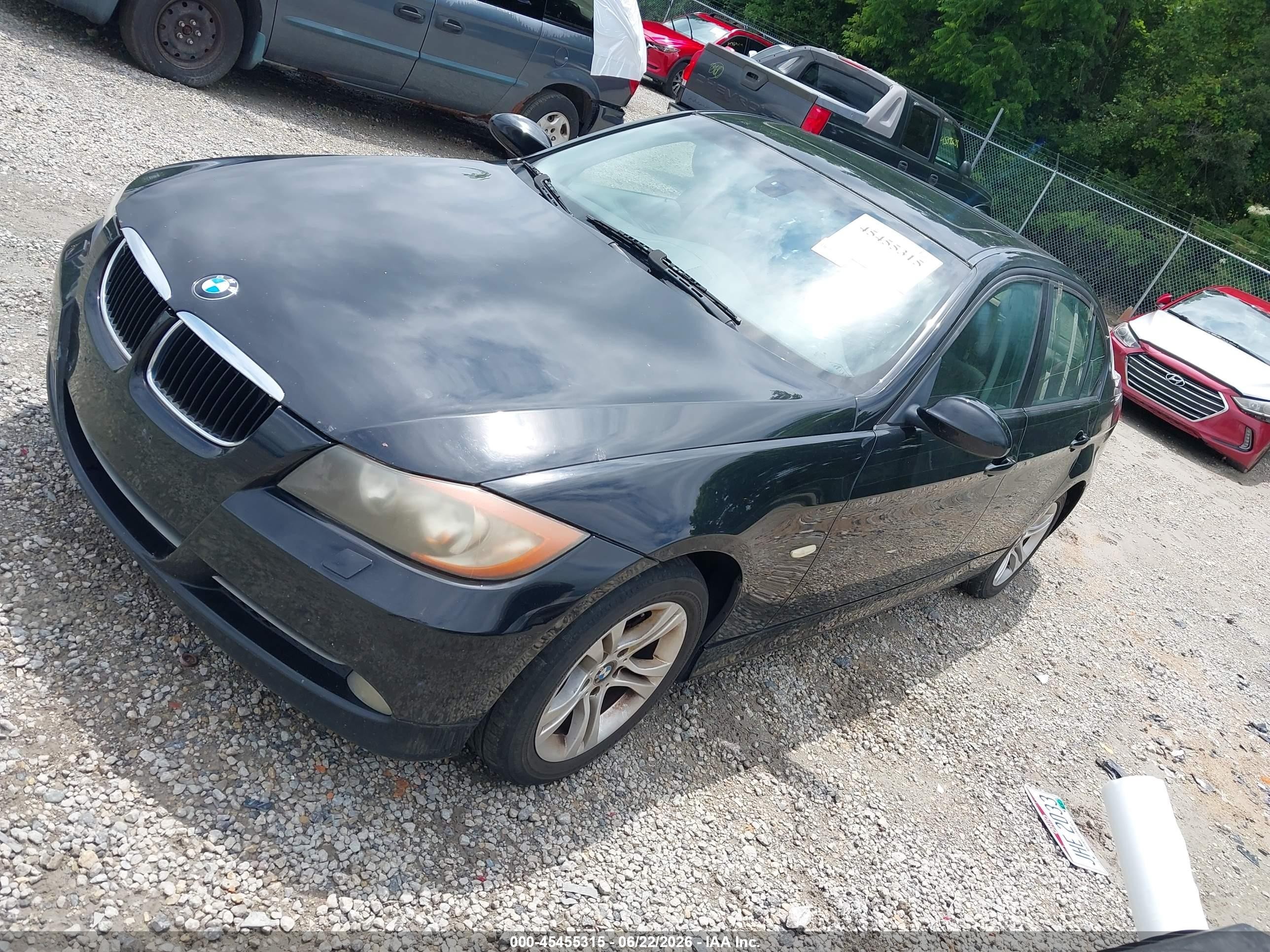2008 Bmw 328xi   Черный vin: WBAVC93538K037856