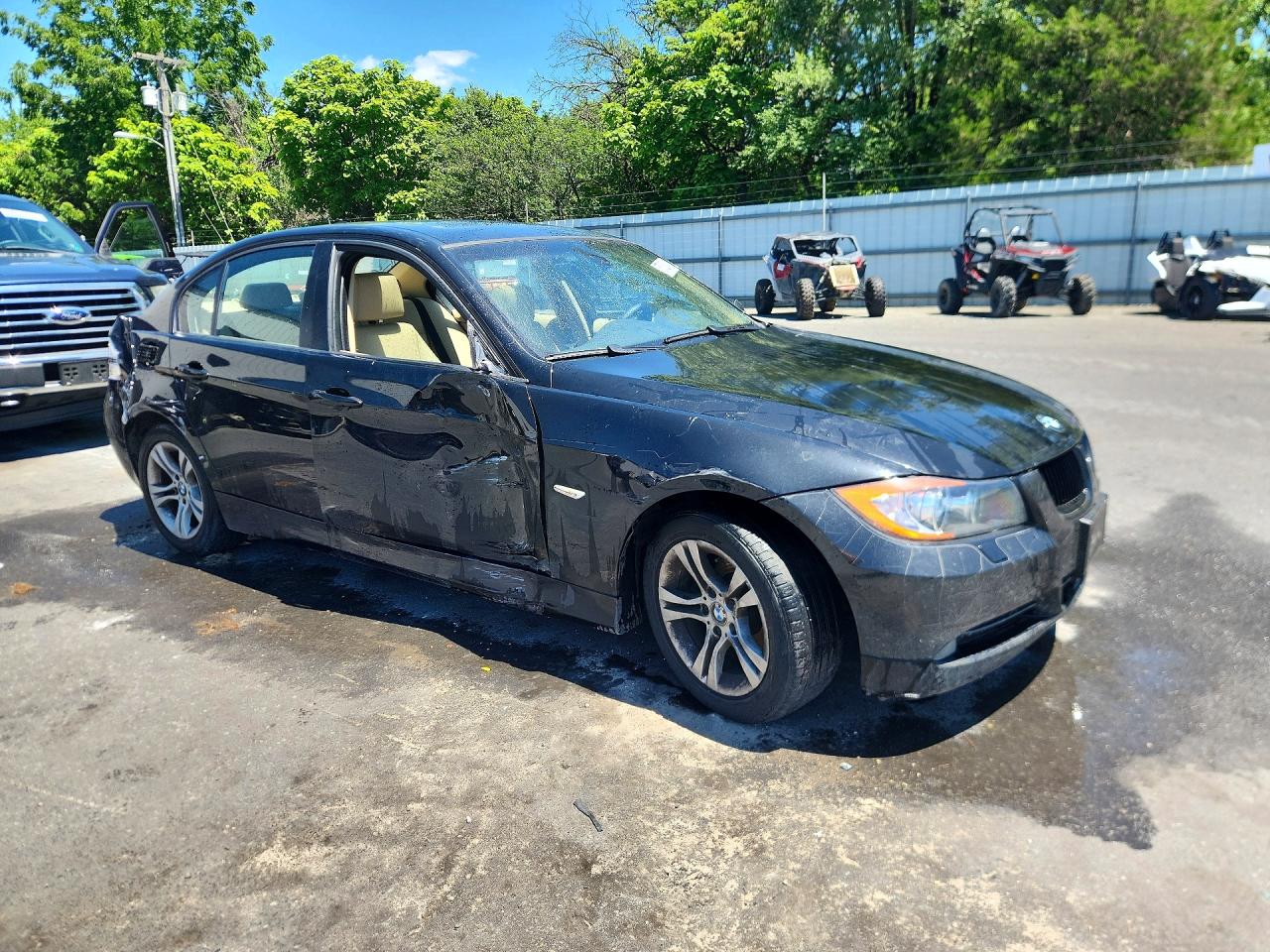 2008 Bmw 328 Xi Черный vin: WBAVC93538K040949