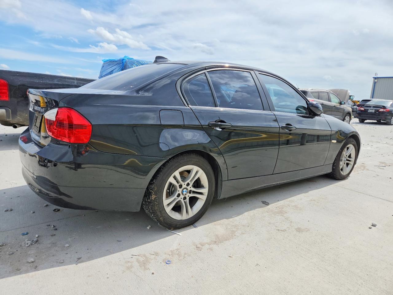 2008 Bmw 328 Xi Black vin: WBAVC93538K042619