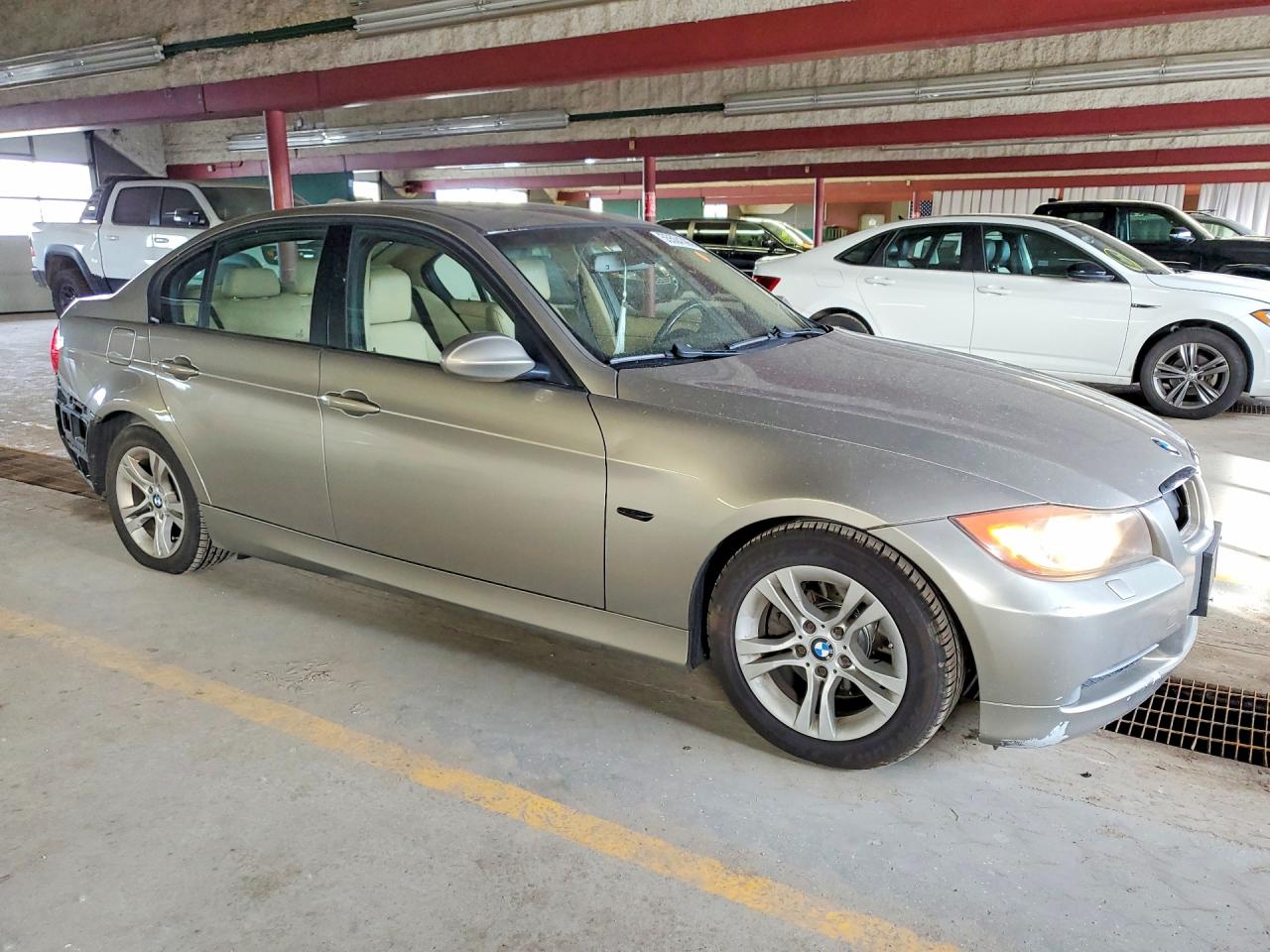 2008 Bmw 328 Xi Gold vin: WBAVC93538K042698