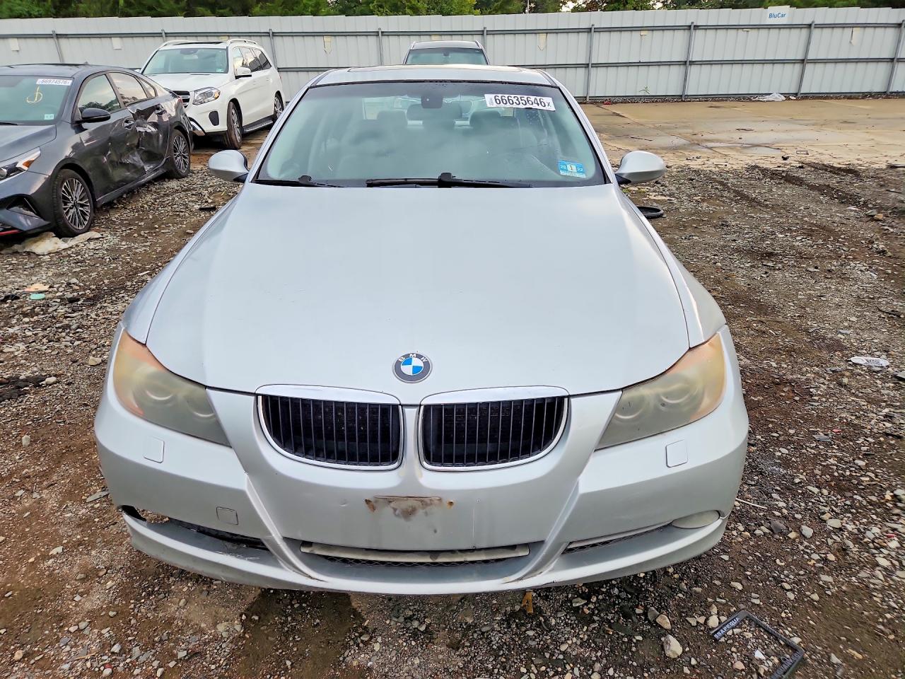 2008 Bmw 328 Xi Silver vin: WBAVC93548K040457