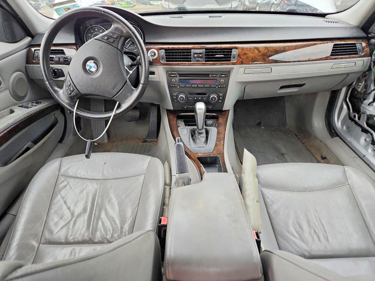 2008 Bmw 328 Xi Silver vin: WBAVC93548K040457