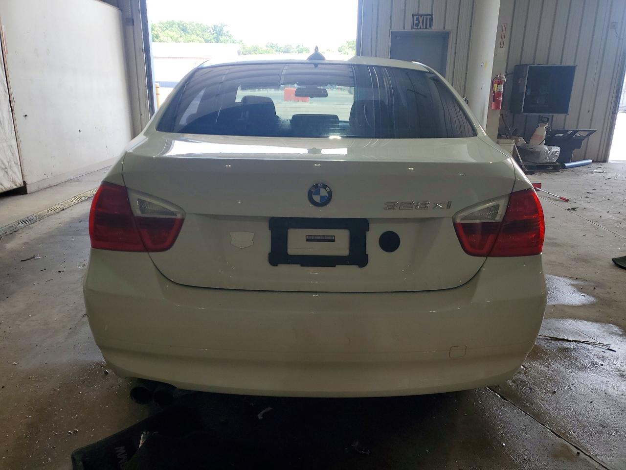2008 Bmw 328 Xi White vin: WBAVC93548K056500