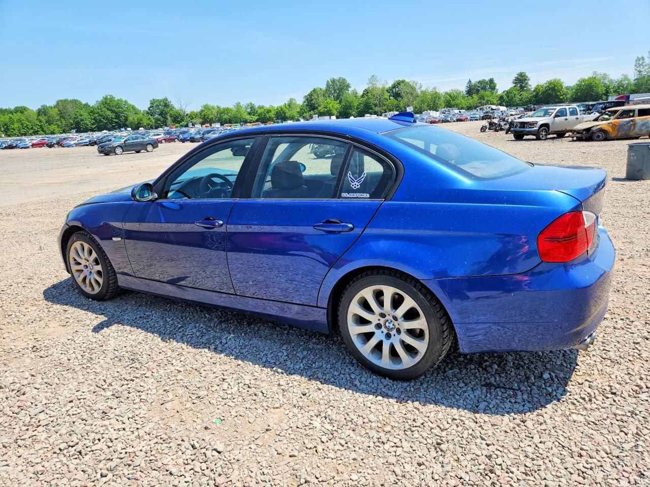 2007 Bmw 328 Xi Blue vin: WBAVC93557KZ71161