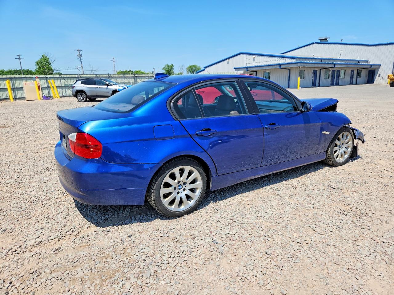 2007 Bmw 328 Xi Blue vin: WBAVC93557KZ71161