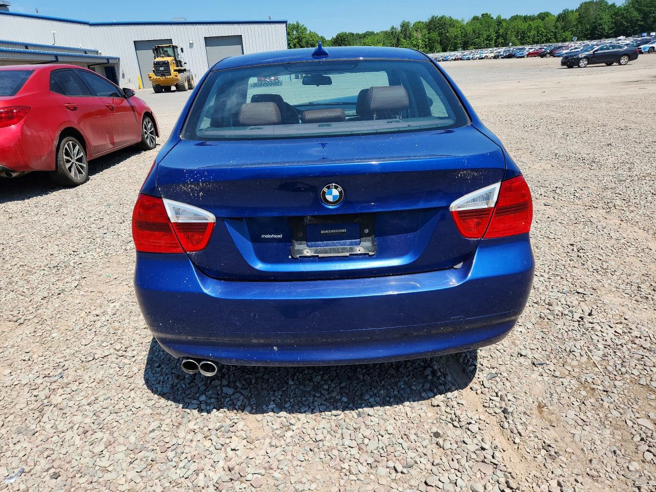 2007 Bmw 328 Xi Blue vin: WBAVC93557KZ71161