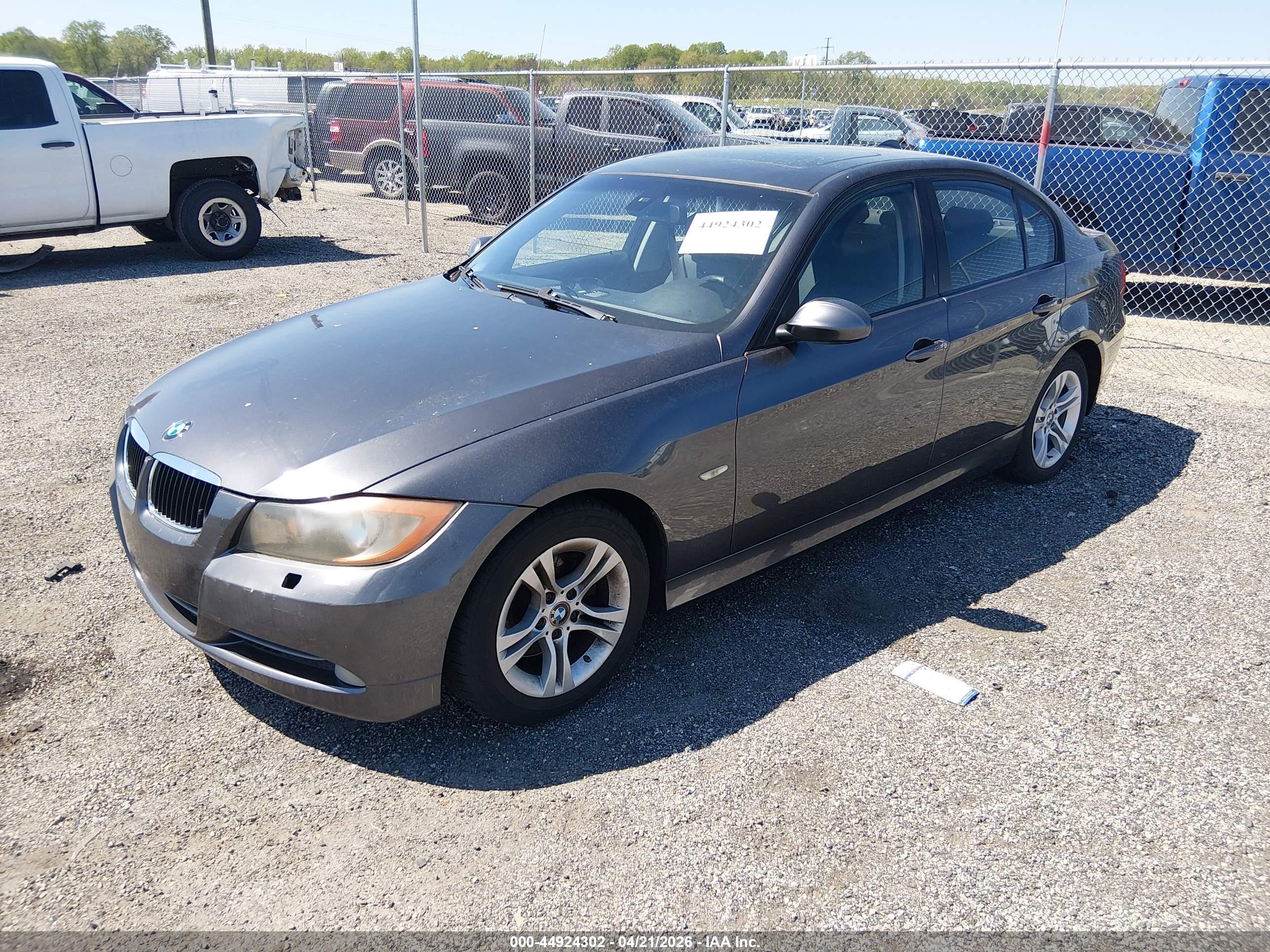 2008 Bmw 328xi   Серый vin: WBAVC93558K043805