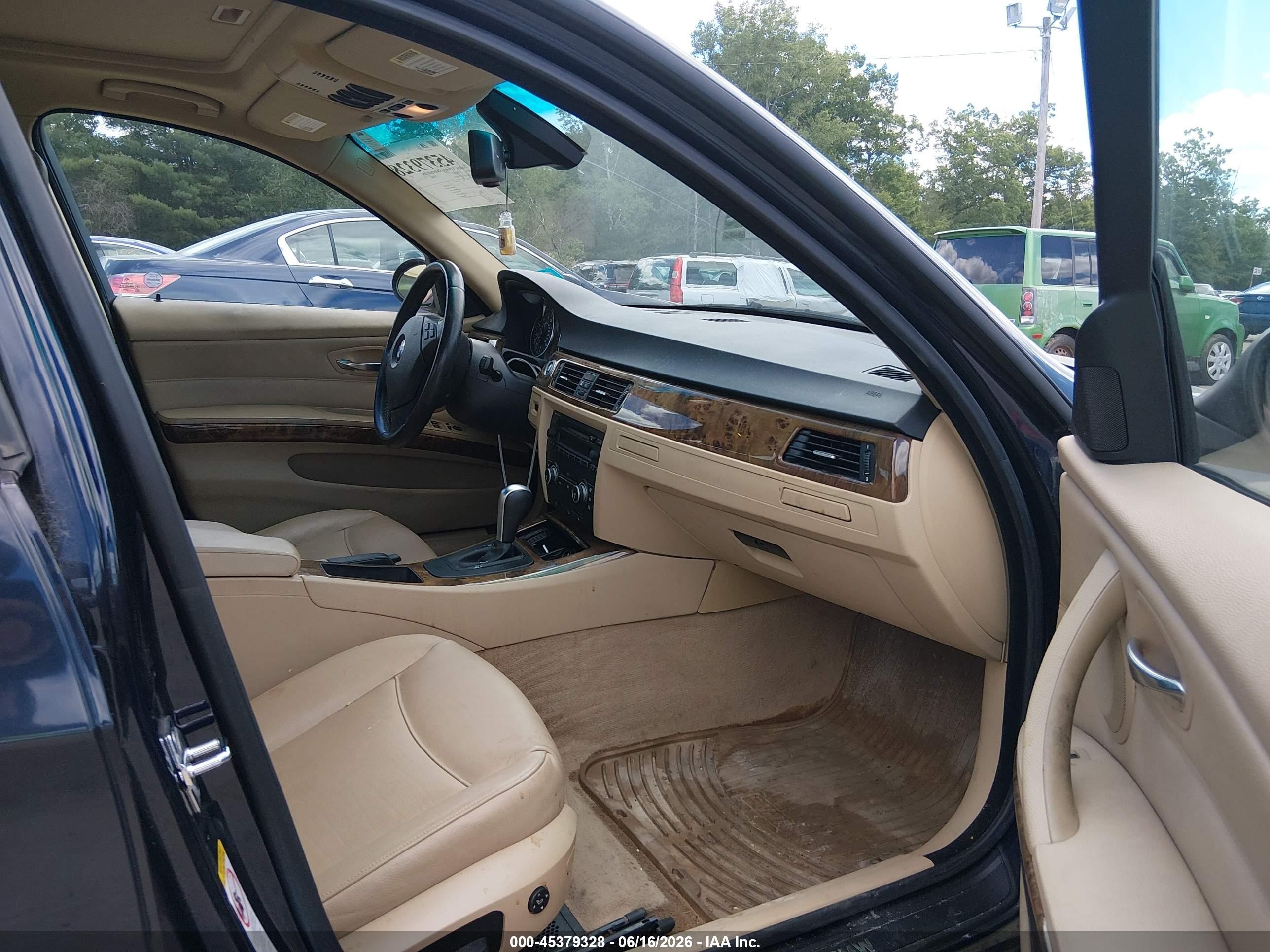 2007 Bmw 328xi   Синий vin: WBAVC93567KX59319