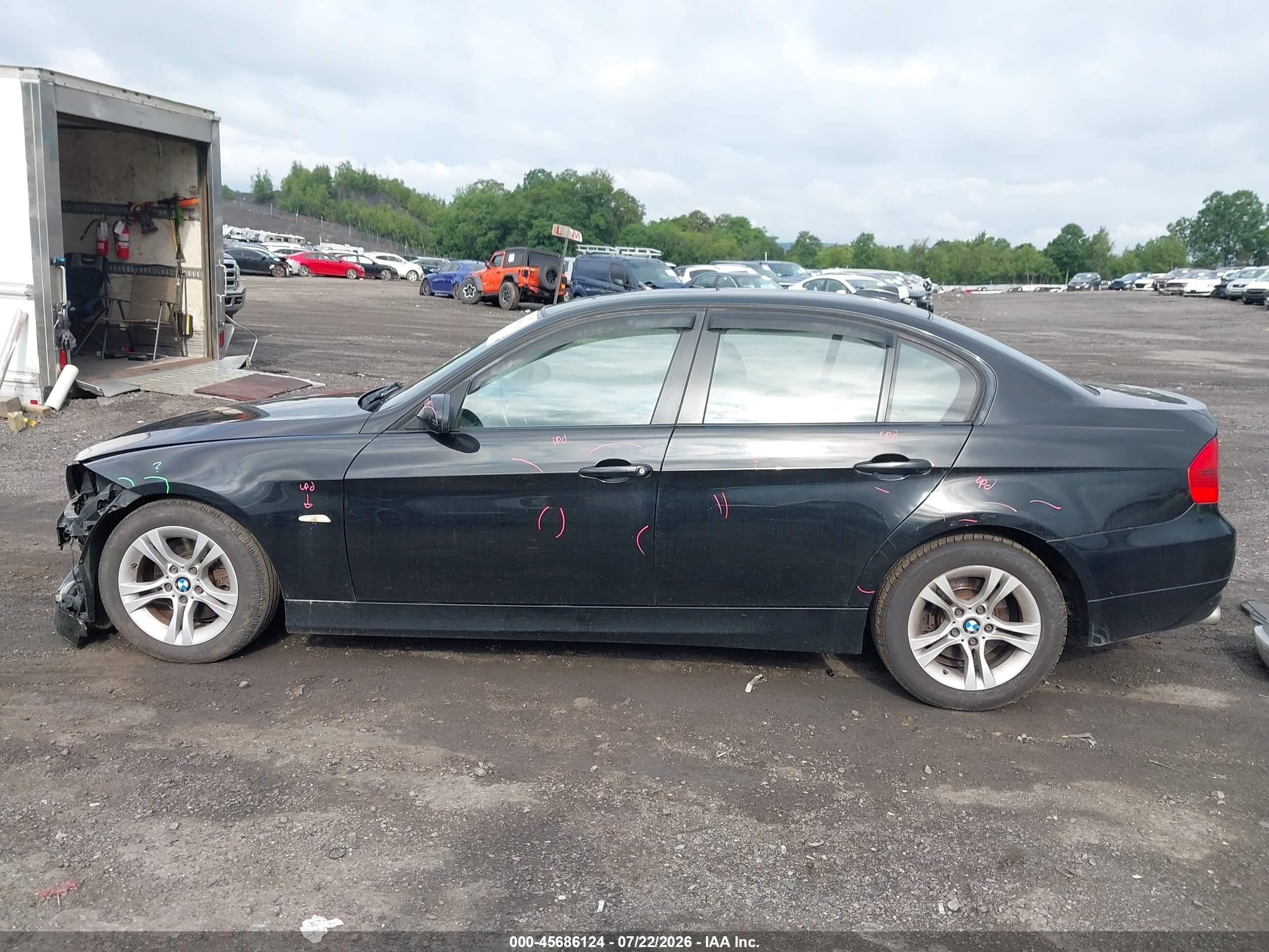 2008 Bmw 328xi   Black vin: WBAVC93568K039939