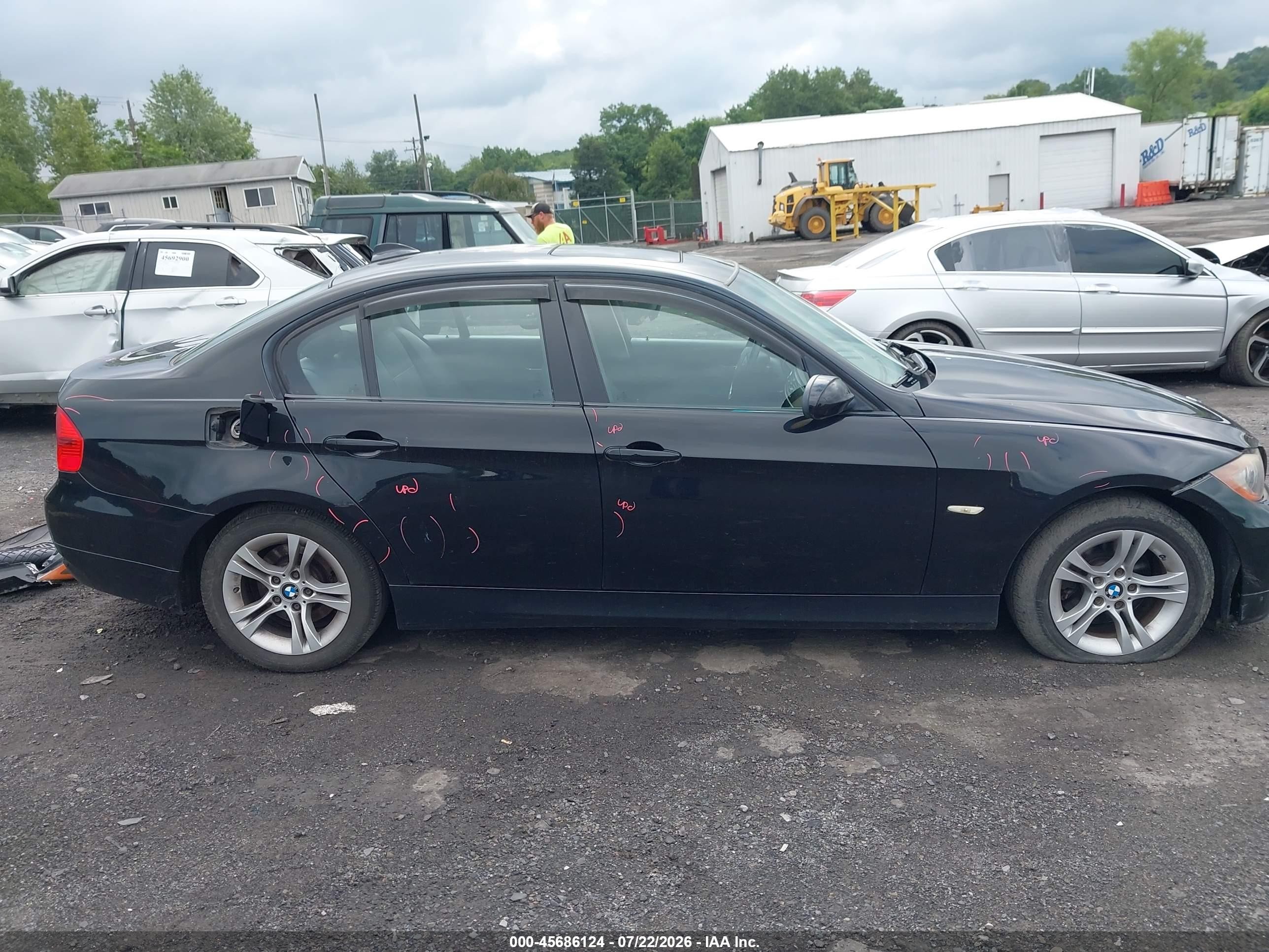 2008 Bmw 328xi   Black vin: WBAVC93568K039939