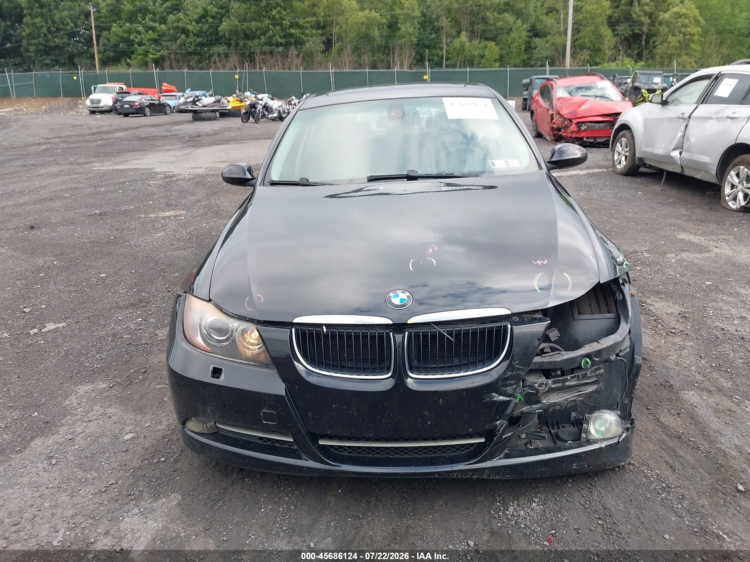 2008 Bmw 328xi   Black vin: WBAVC93568K039939