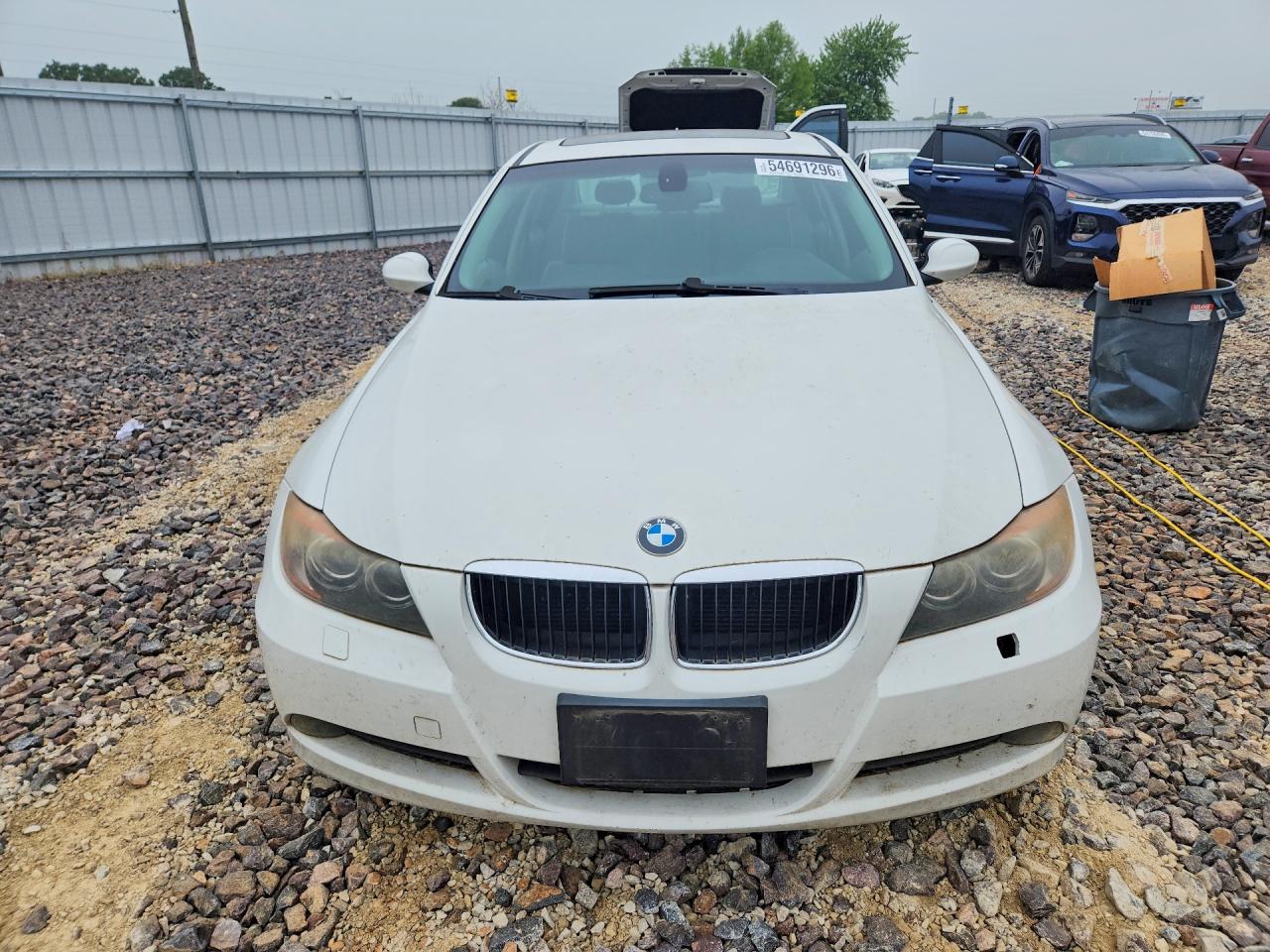 2007 Bmw 328 Xi White vin: WBAVC93577K034845