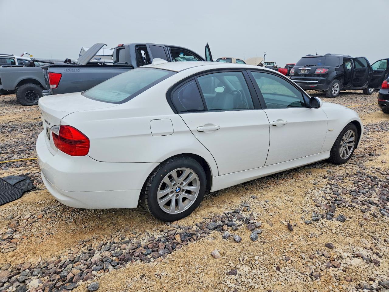 2007 Bmw 328 Xi White vin: WBAVC93577K034845
