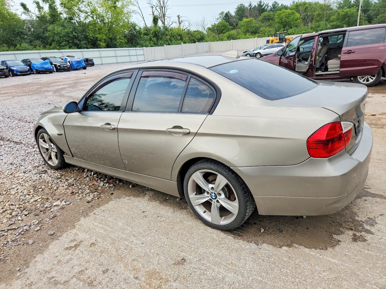 2007 Bmw 328 Xi Silver vin: WBAVC93587K034269