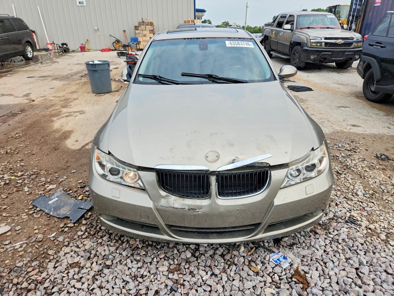 2007 Bmw 328 Xi Silver vin: WBAVC93587K034269