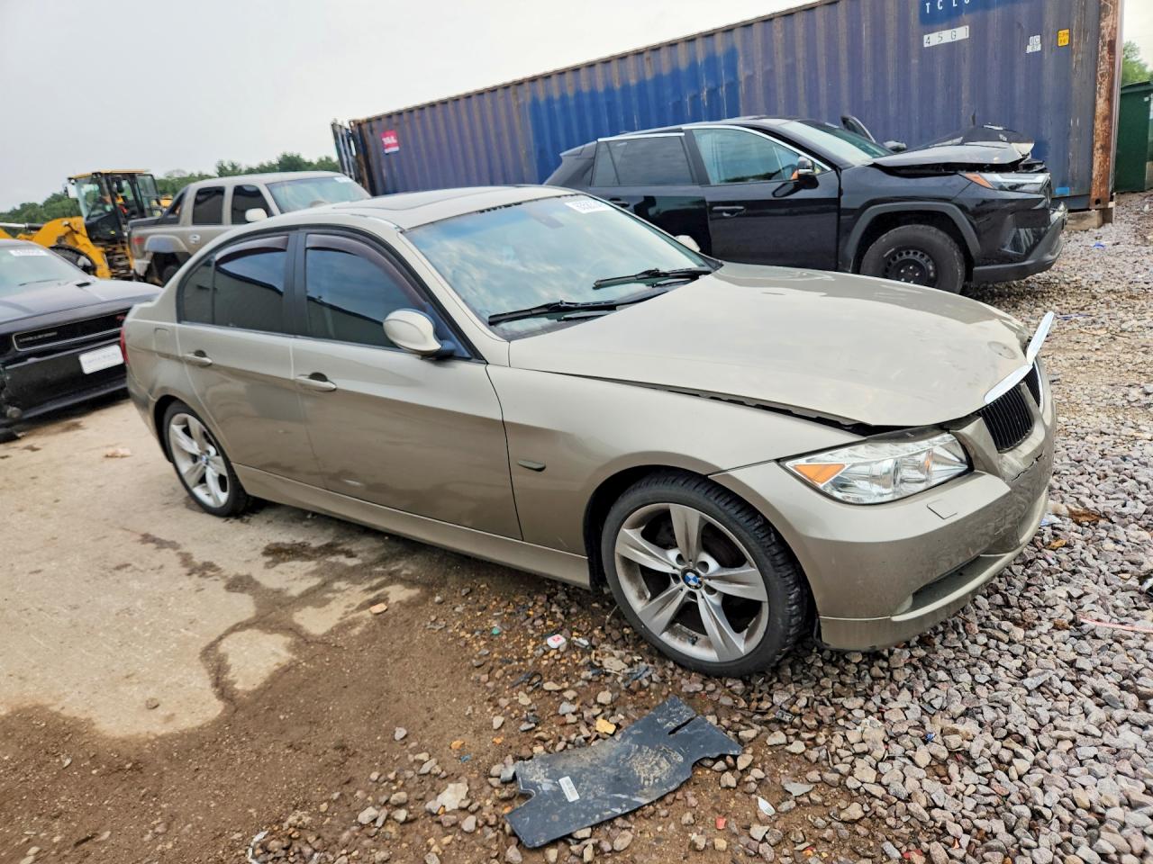 2007 Bmw 328 Xi Silver vin: WBAVC93587K034269