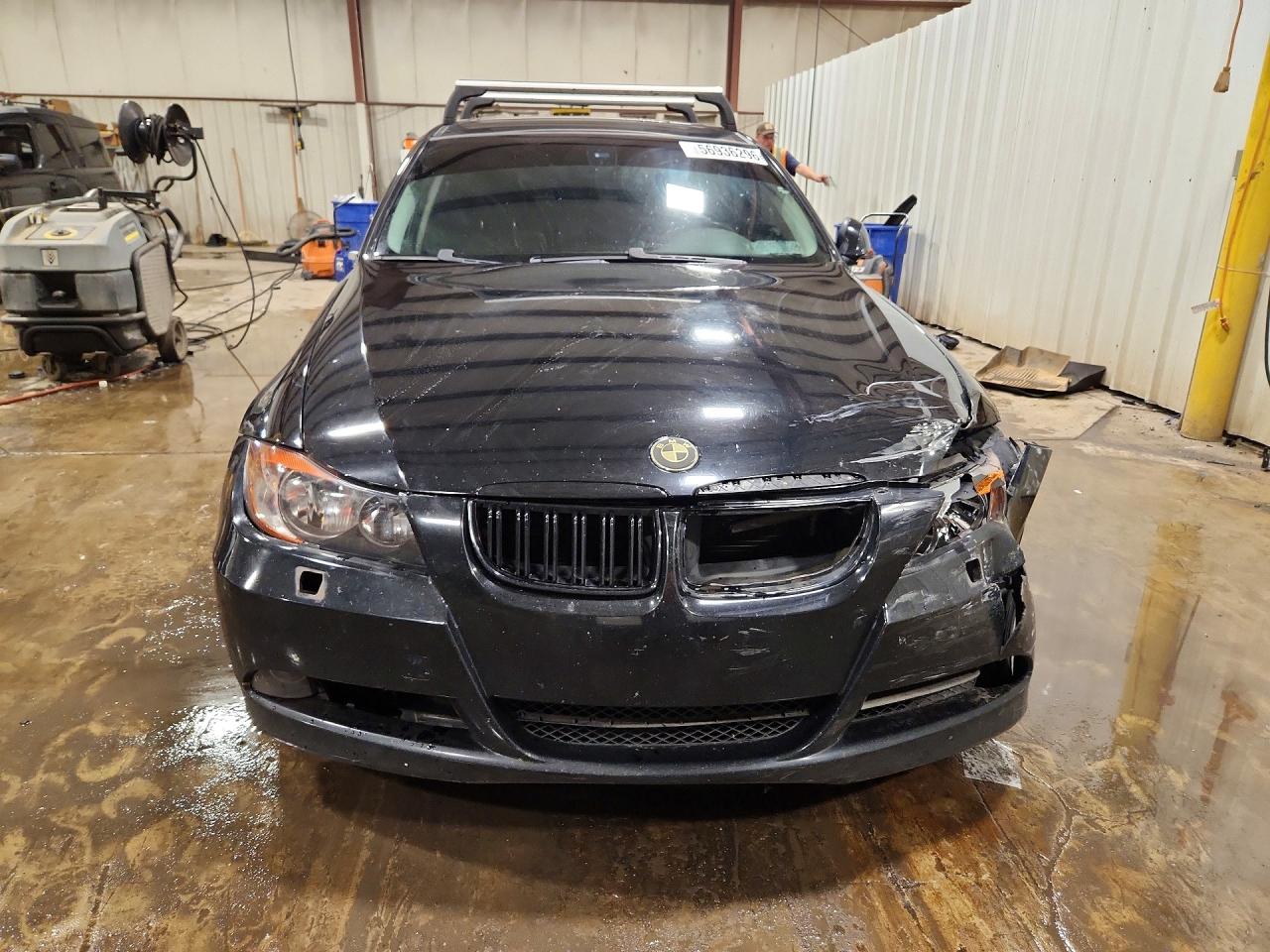 2007 Bmw 328 Xi Black vin: WBAVC93587KZ70229