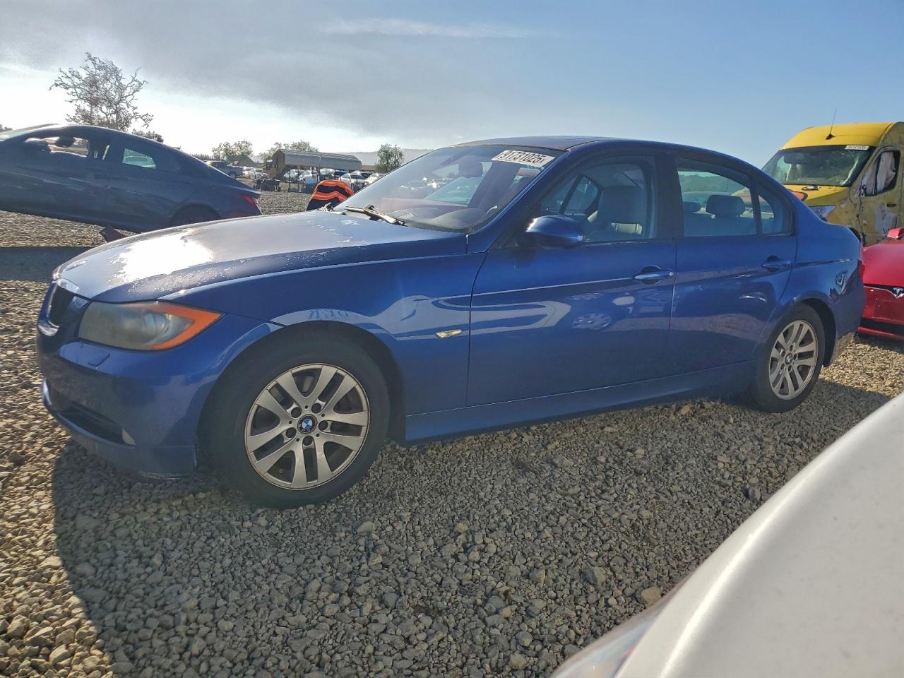 2007 Bmw 328 Xi Blue vin: WBAVC93597K031669