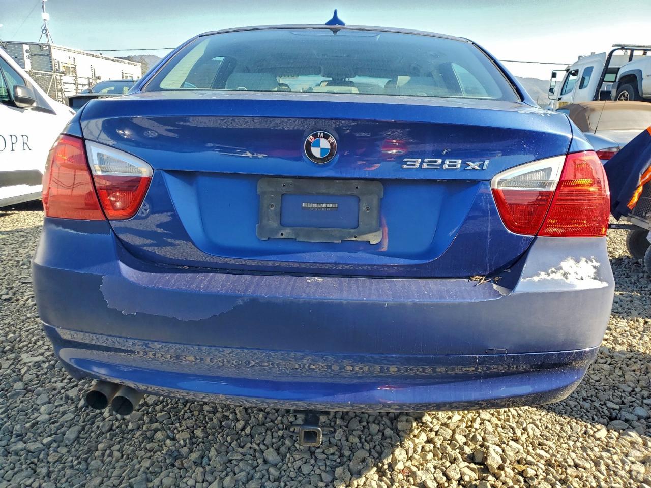 2007 Bmw 328 Xi Blue vin: WBAVC93597K031669