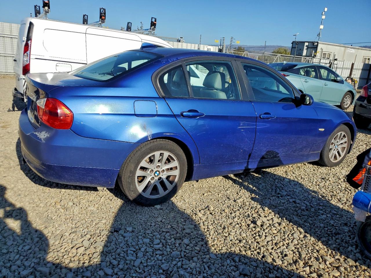 2007 Bmw 328 Xi Blue vin: WBAVC93597K031669