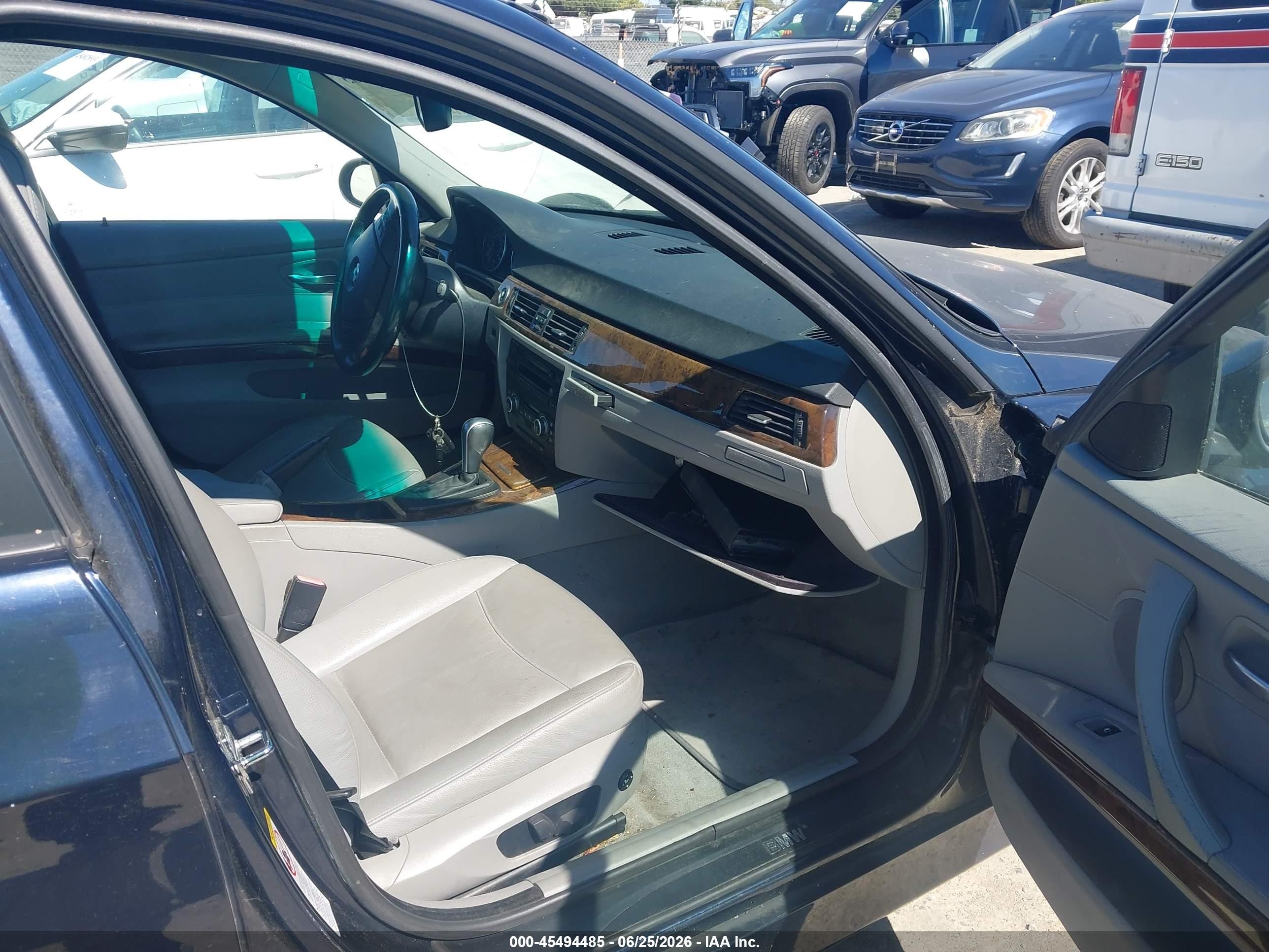 2007 Bmw 328xi   Blue vin: WBAVC93597KX55698