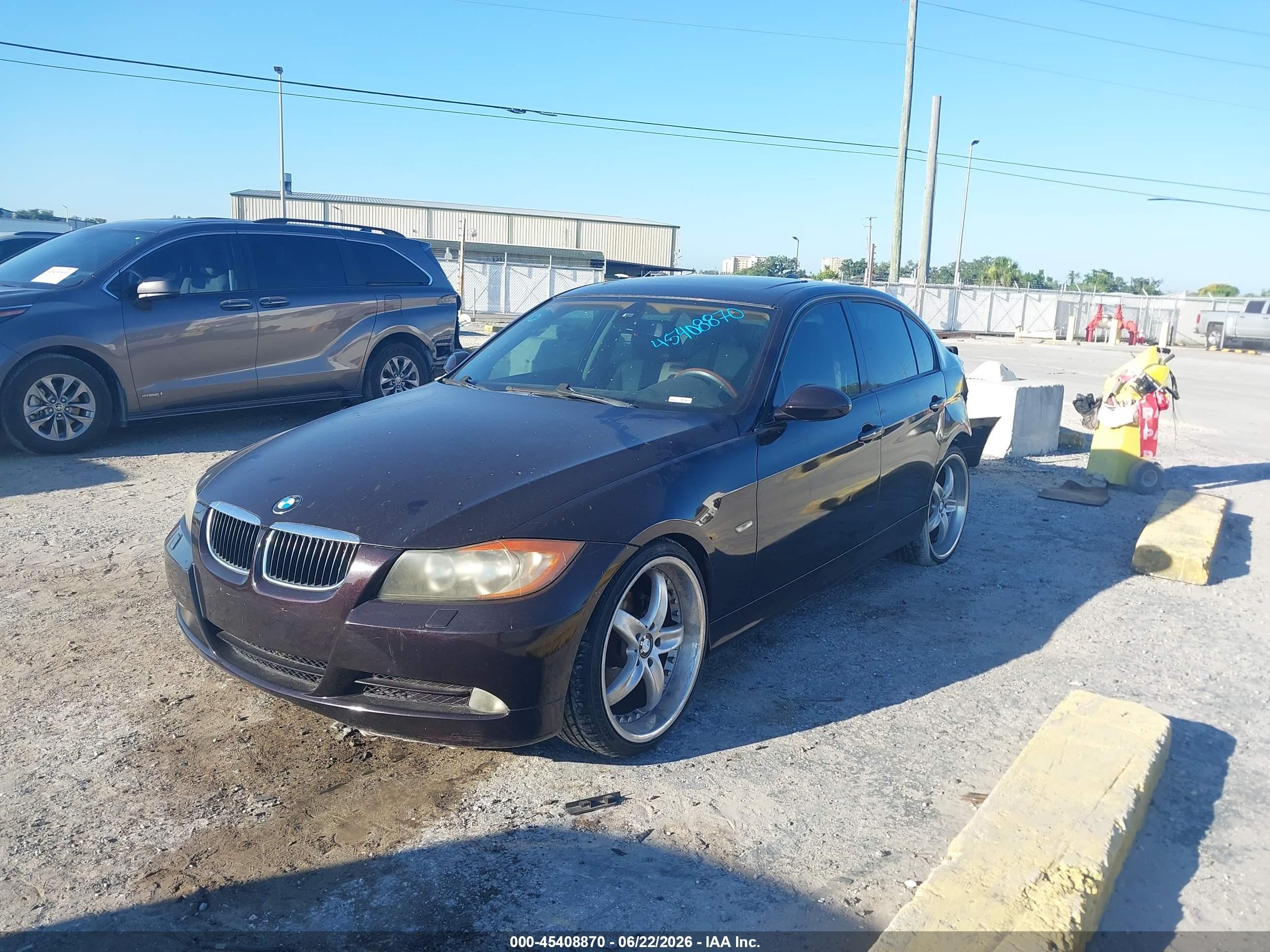 2007 Bmw 328xi   Purple vin: WBAVC93597KX61341