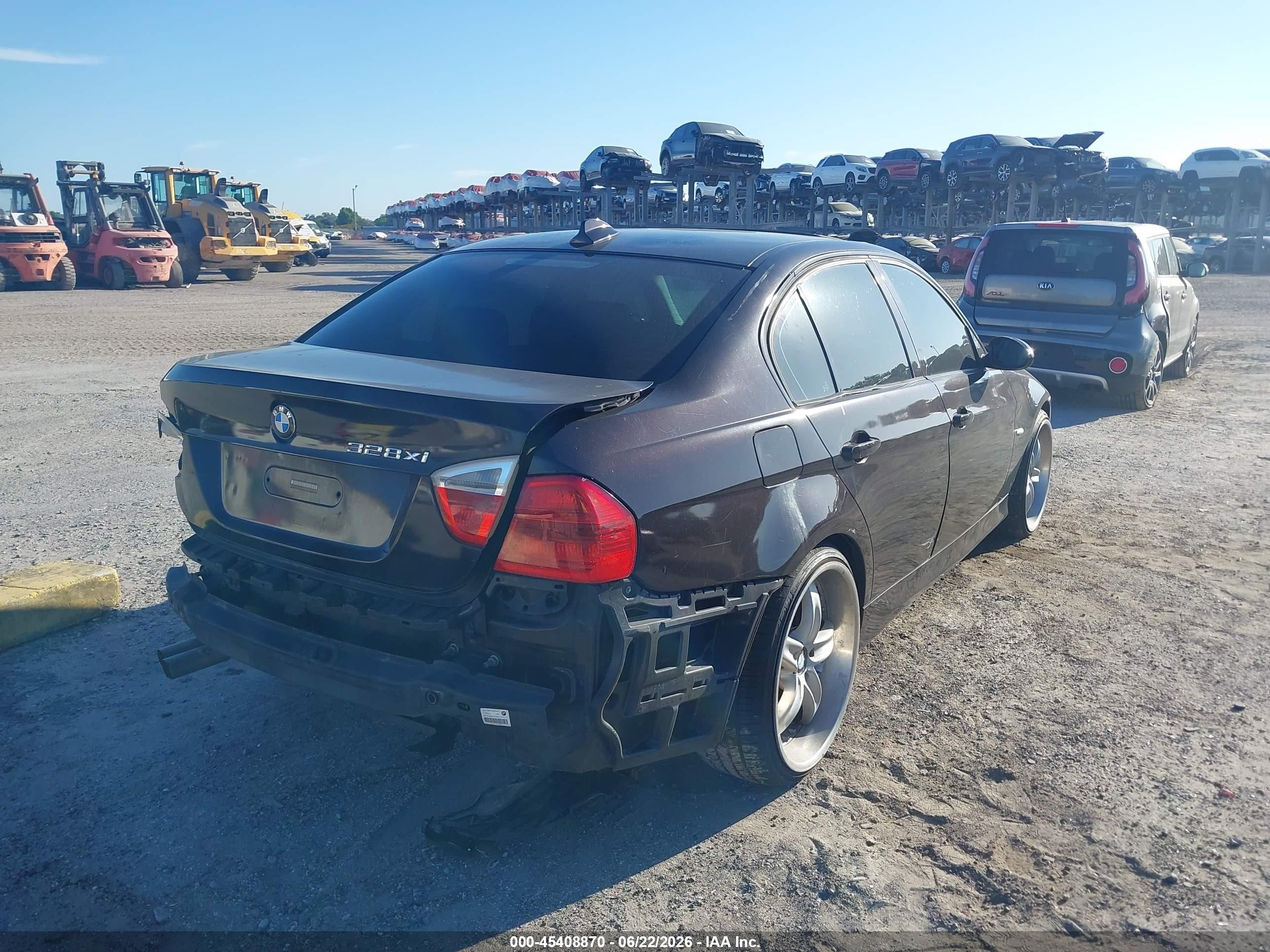 2007 Bmw 328xi   Purple vin: WBAVC93597KX61341