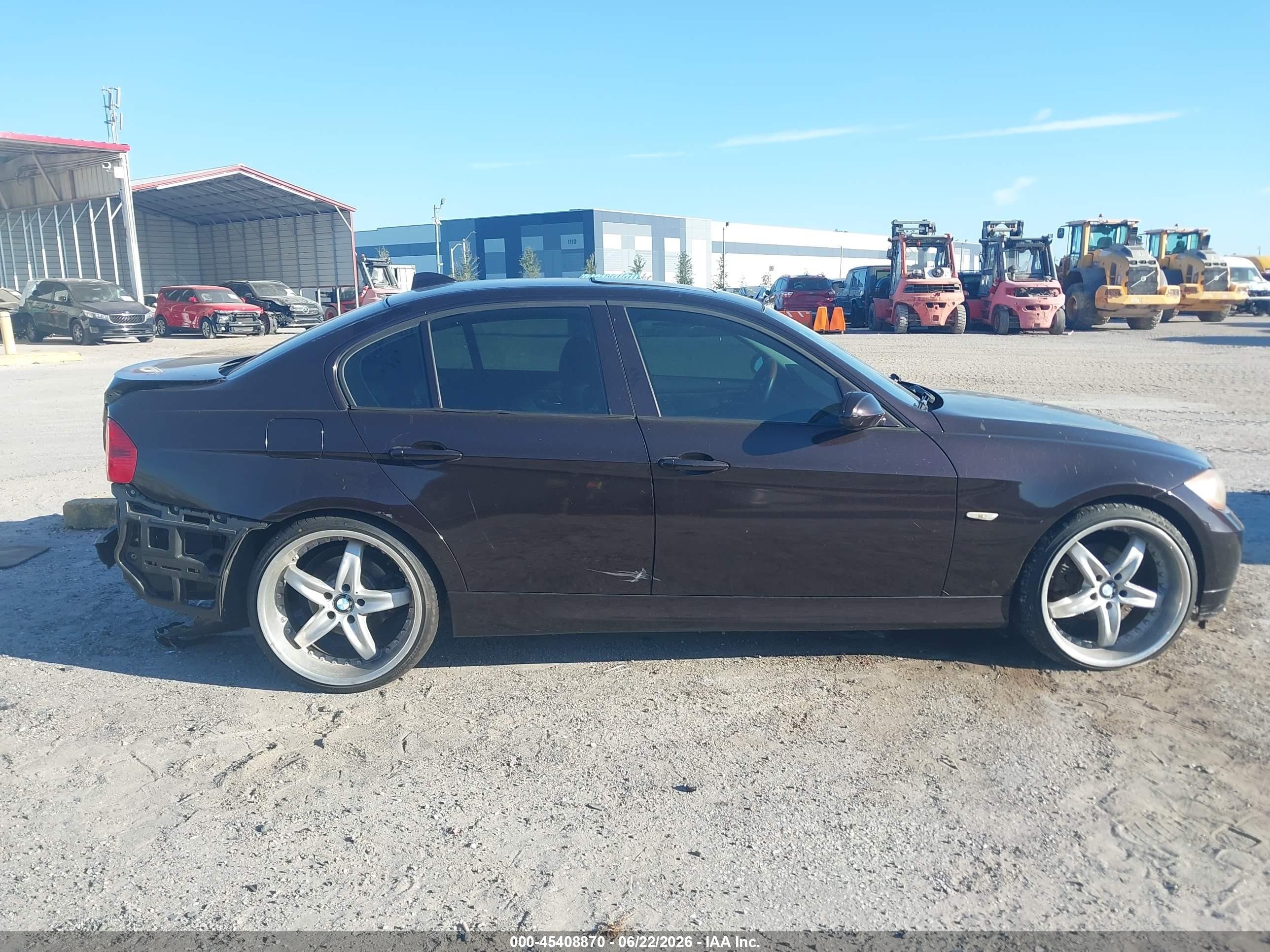2007 Bmw 328xi   Purple vin: WBAVC93597KX61341