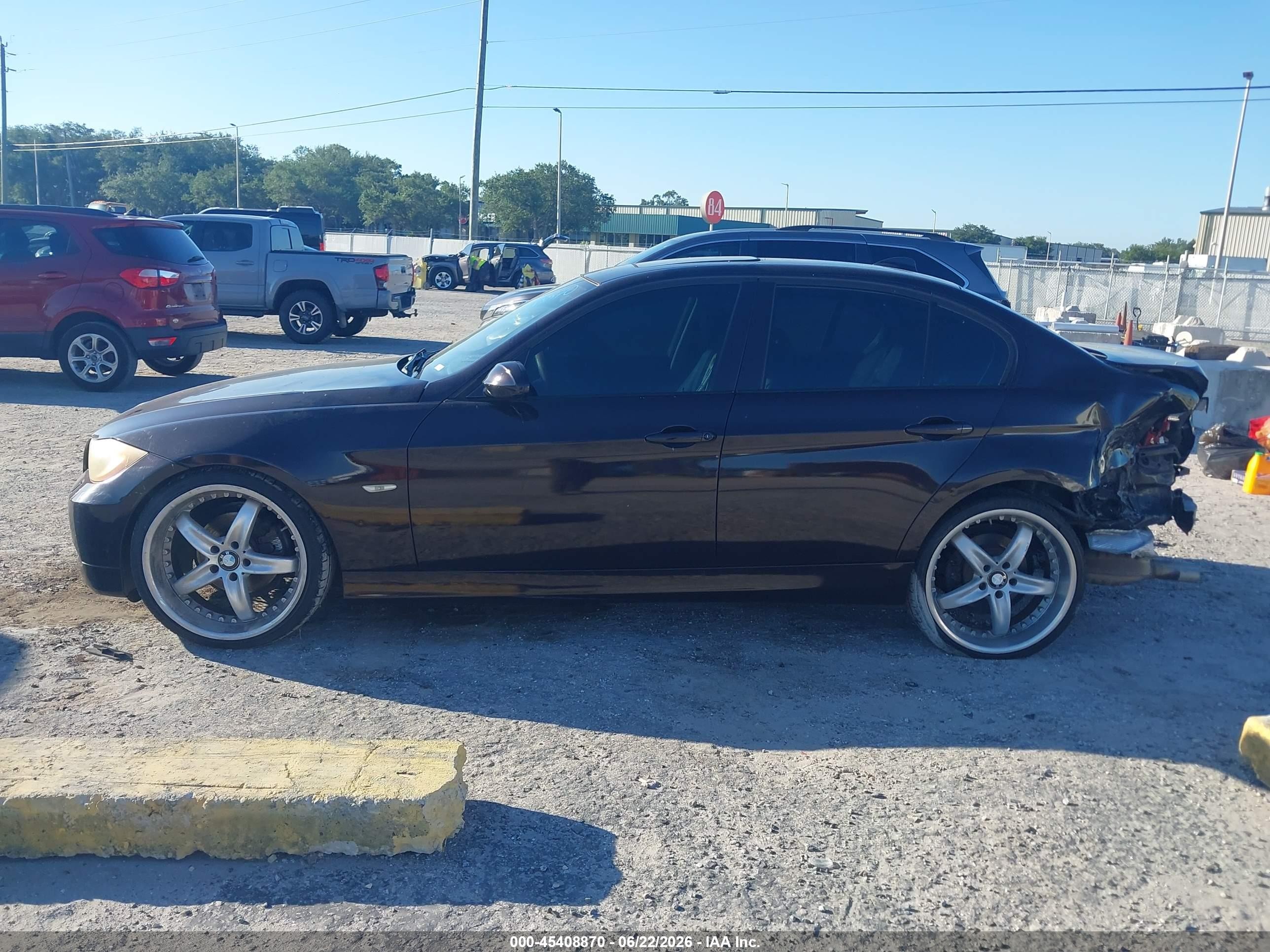 2007 Bmw 328xi   Purple vin: WBAVC93597KX61341