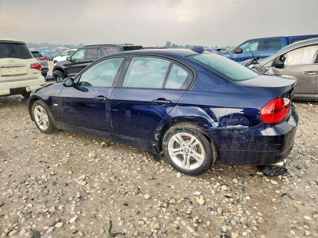 2008 Bmw 328 Xi Синий vin: WBAVC93598K039885