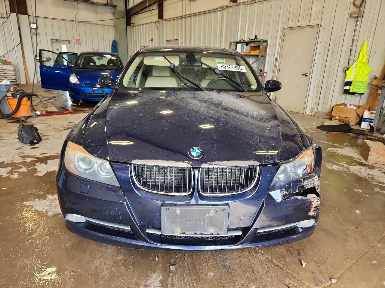 2008 Bmw 328 Xi Blue vin: WBAVC93598K043354
