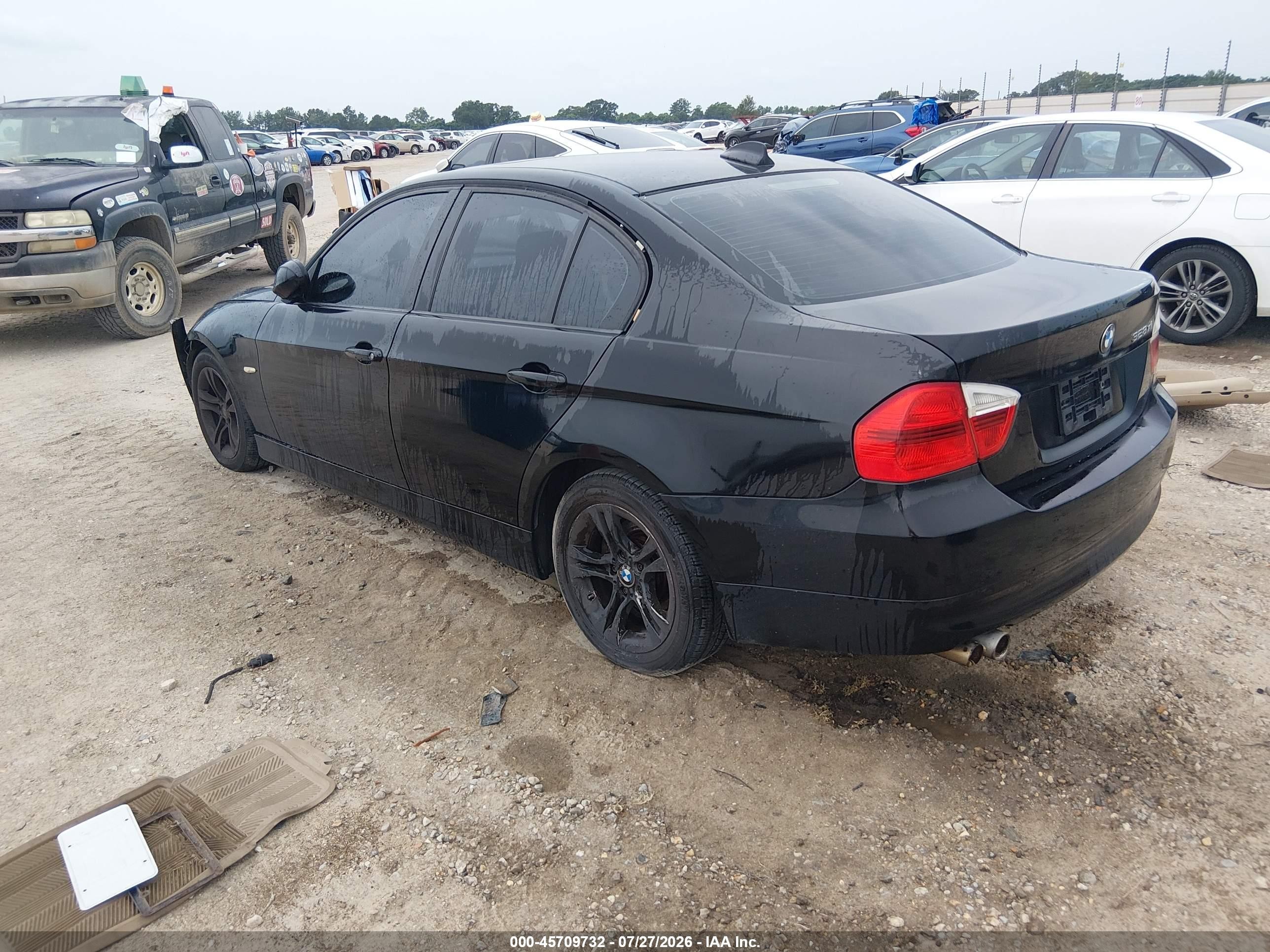 2008 Bmw 328xi   Black vin: WBAVC93598KZ72797