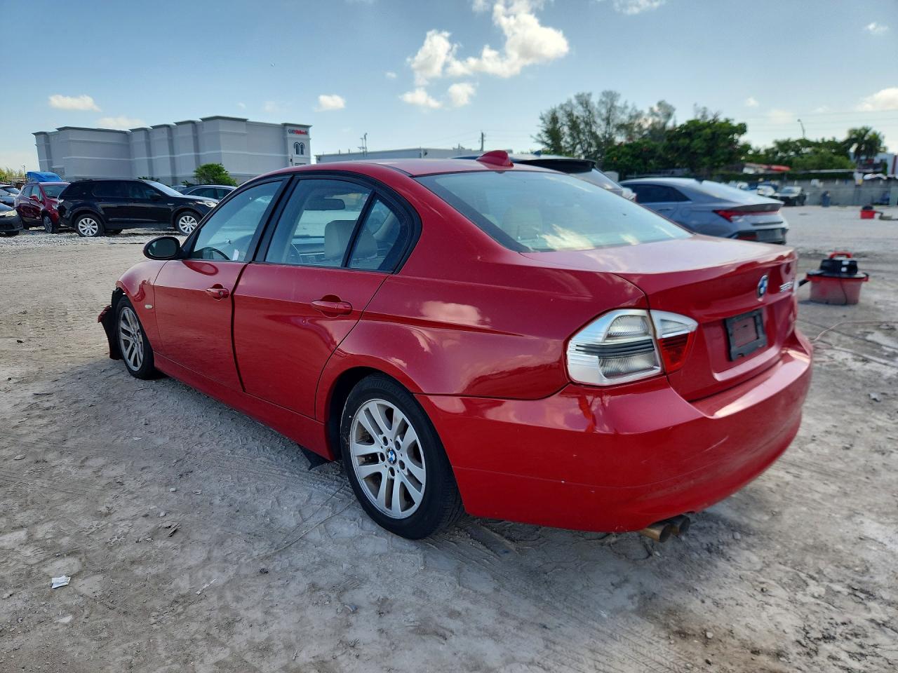 2007 Bmw 328 Xi Red vin: WBAVC935X7KX59503